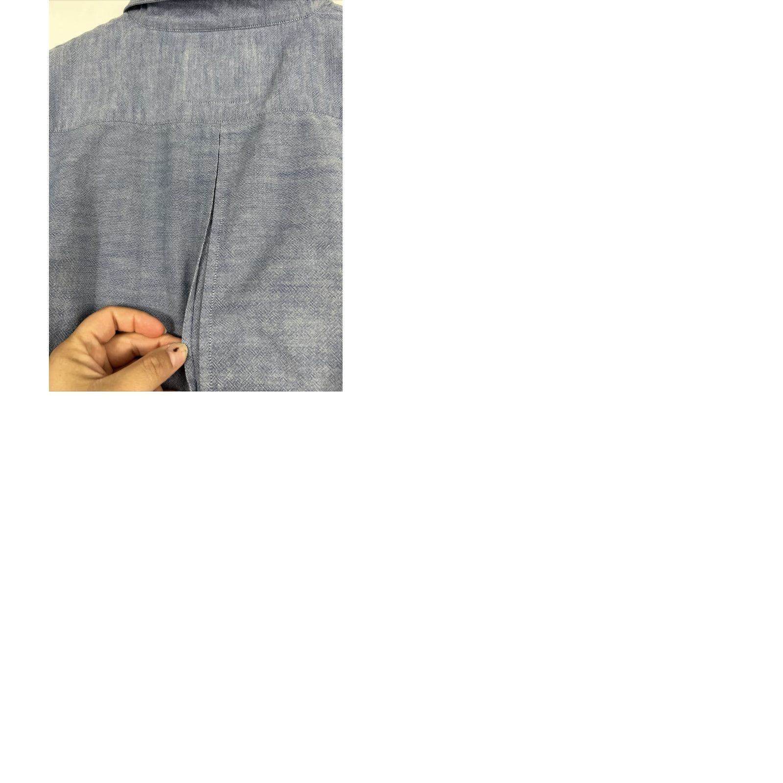 Vintage Joes Jeans "The Shirt" Cotton Utility Button-Front Shirt Unisex Blue Medium Relaxed Size M Mens Shirt Size US M / EU 48-50 / 2 - 10 Thumbnail