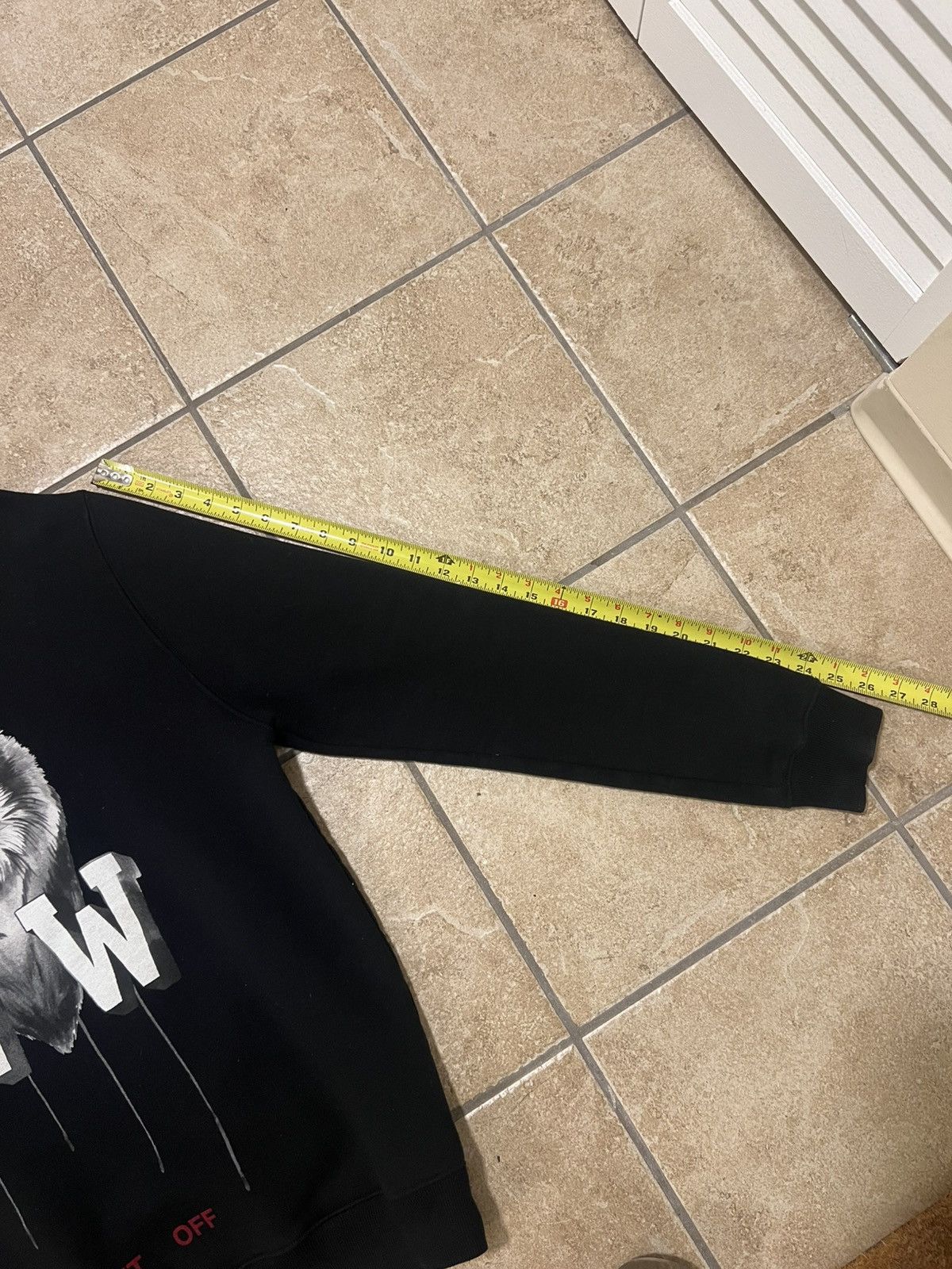 Off-White Off White Othelo’s Wolf Print Crewneck Sweatshirt Black Size US S / EU 44-46 / 1 - 12 Thumbnail