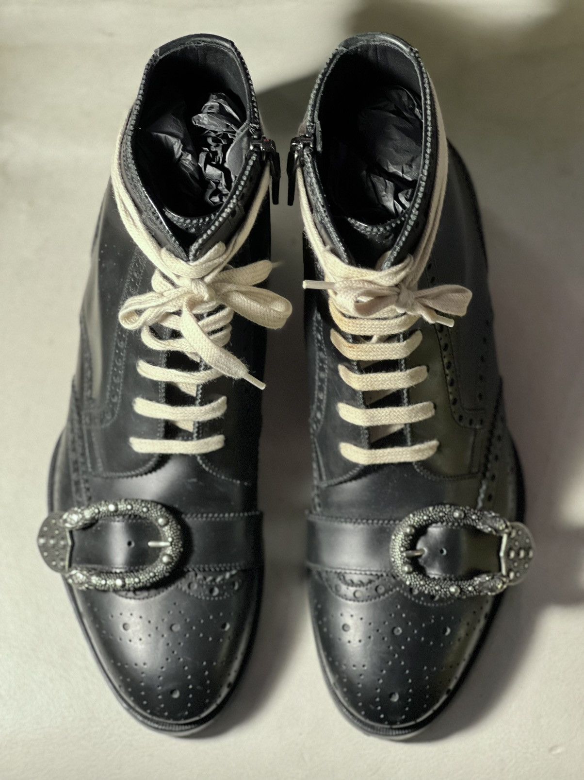 Gucci Gucci Queercore Brogue Boots Size US 7 / EU 40 - 4 Thumbnail