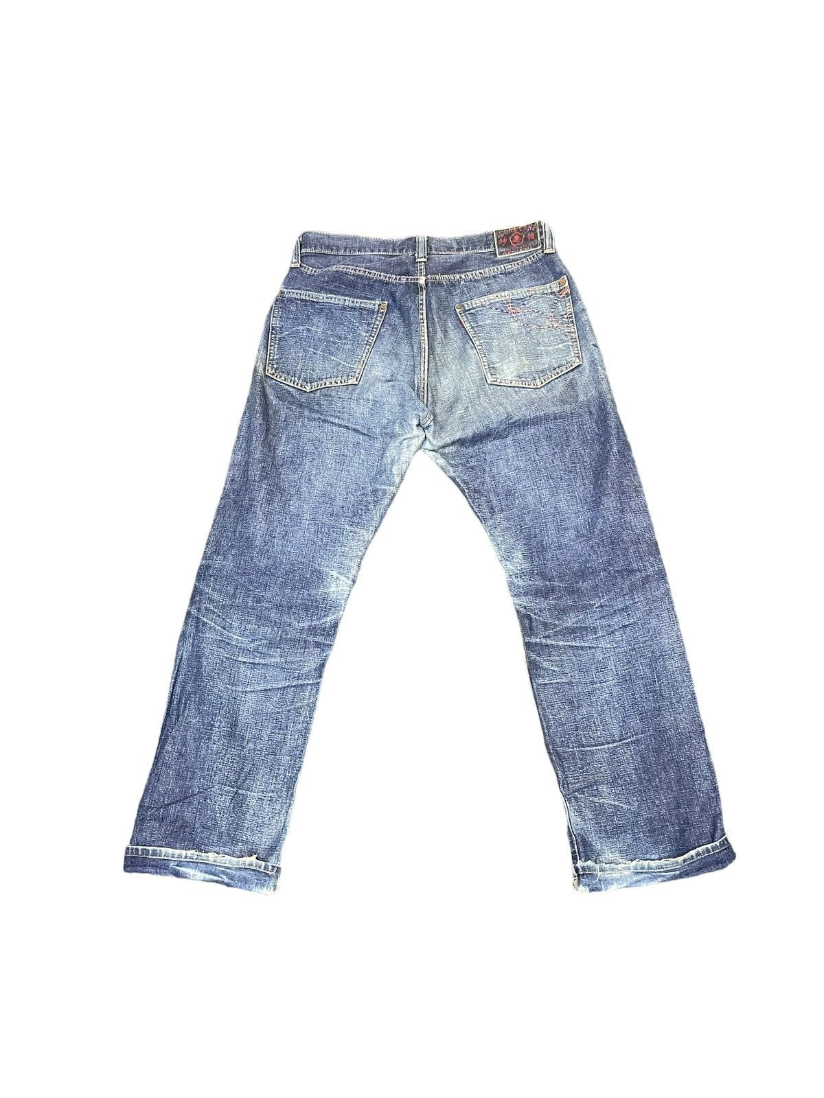 Sugar Cane Vintage Sugarcane Okinawa Selvedge Distresed Denim Size US 32 / EU 48 - 10 Thumbnail
