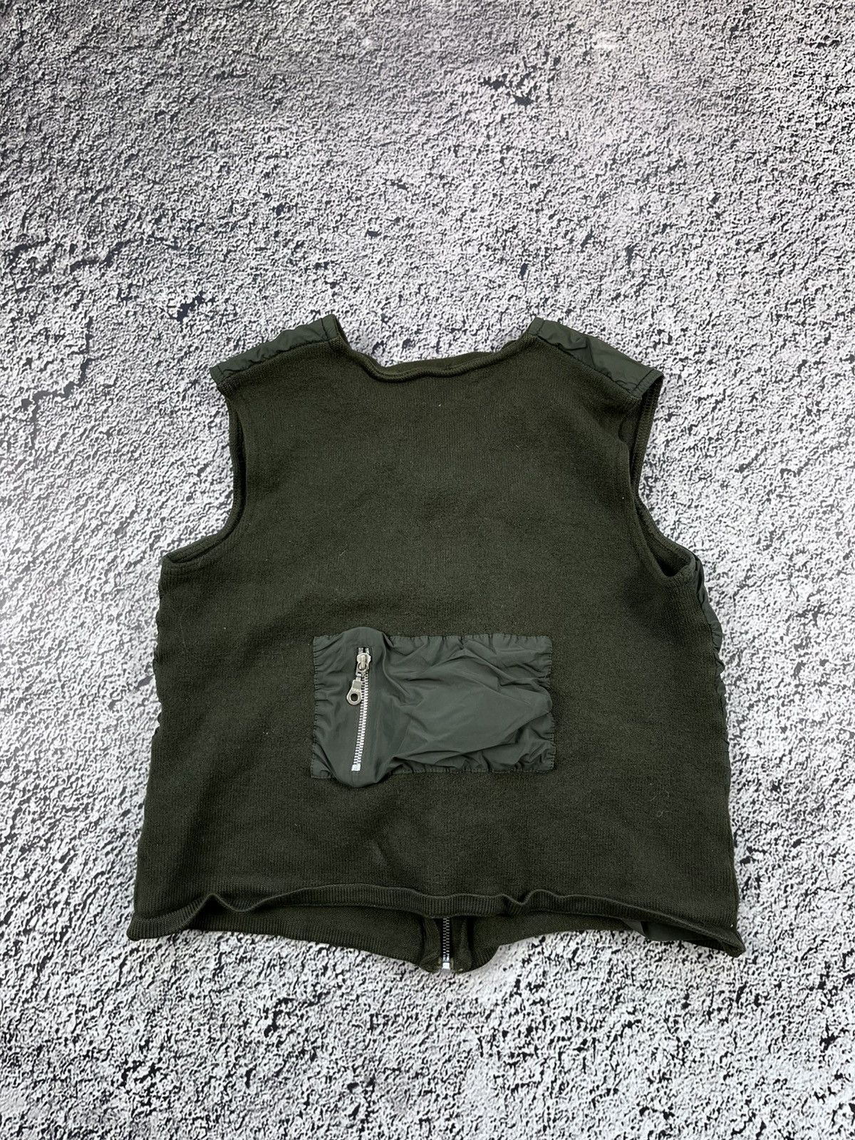 Japanese Brand Tech-Military Fleece Nylon Vest Archive Inspired Gorpcore Size M / US 6-8 / IT 42-44 - 6 Thumbnail