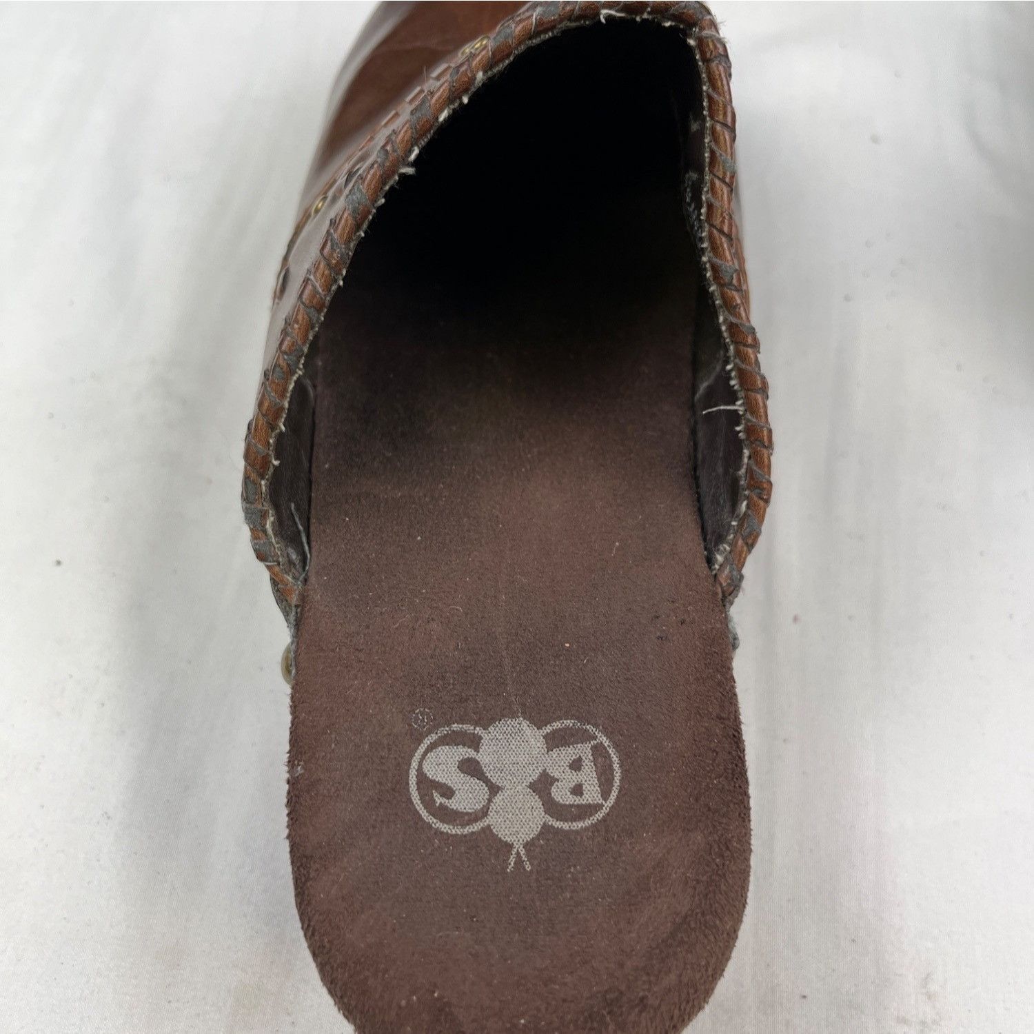 Other B.S Vintage Women's Brown Leather Shoes/Clogs Sz 8 SKU 4345 Size US 8 / IT 38 - 6 Thumbnail