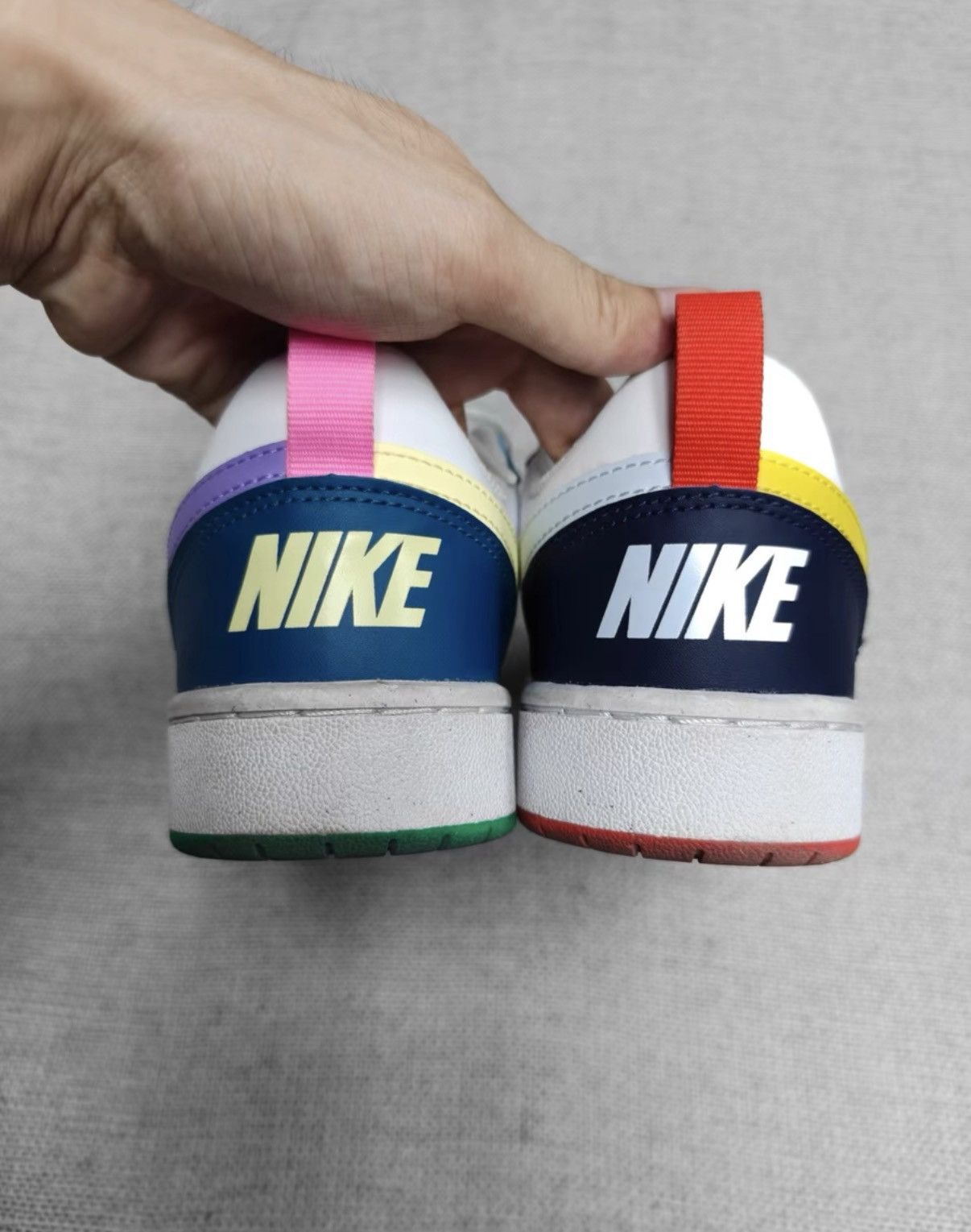 Nike Nike Court Borough Low GS Mismatched Sneakers K37 Size US 8.5 / IT 38.5 - 6 Thumbnail