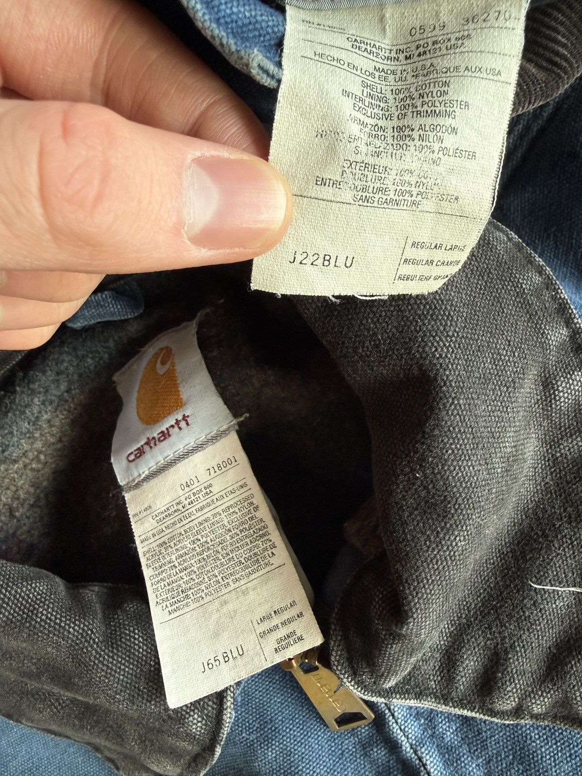 Carhartt Carhartt J22 BLU Large Size US L / EU 52-54 / 3 - 5 Thumbnail