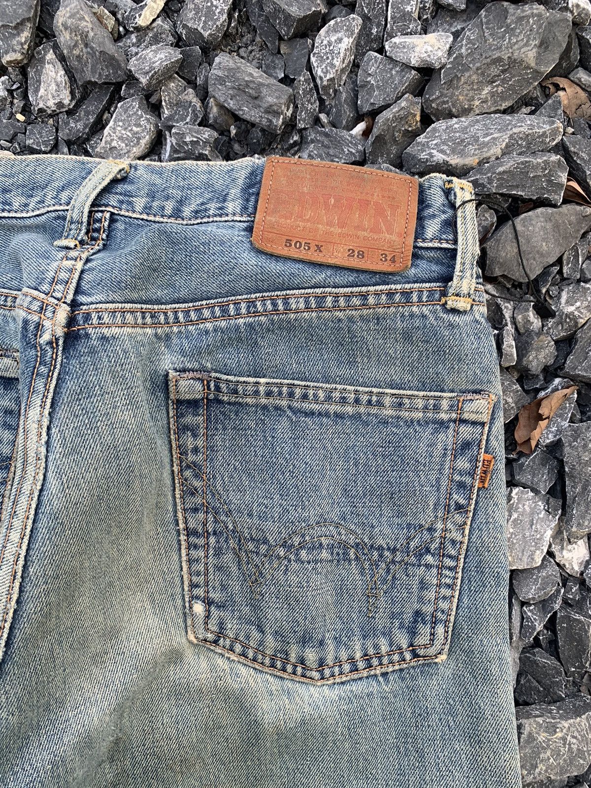 Kapital VINTAGE 505X SELVEDGE FADED JAPANESE DISTRESSED DENIM Size US 28 / EU 44 - 15 Thumbnail