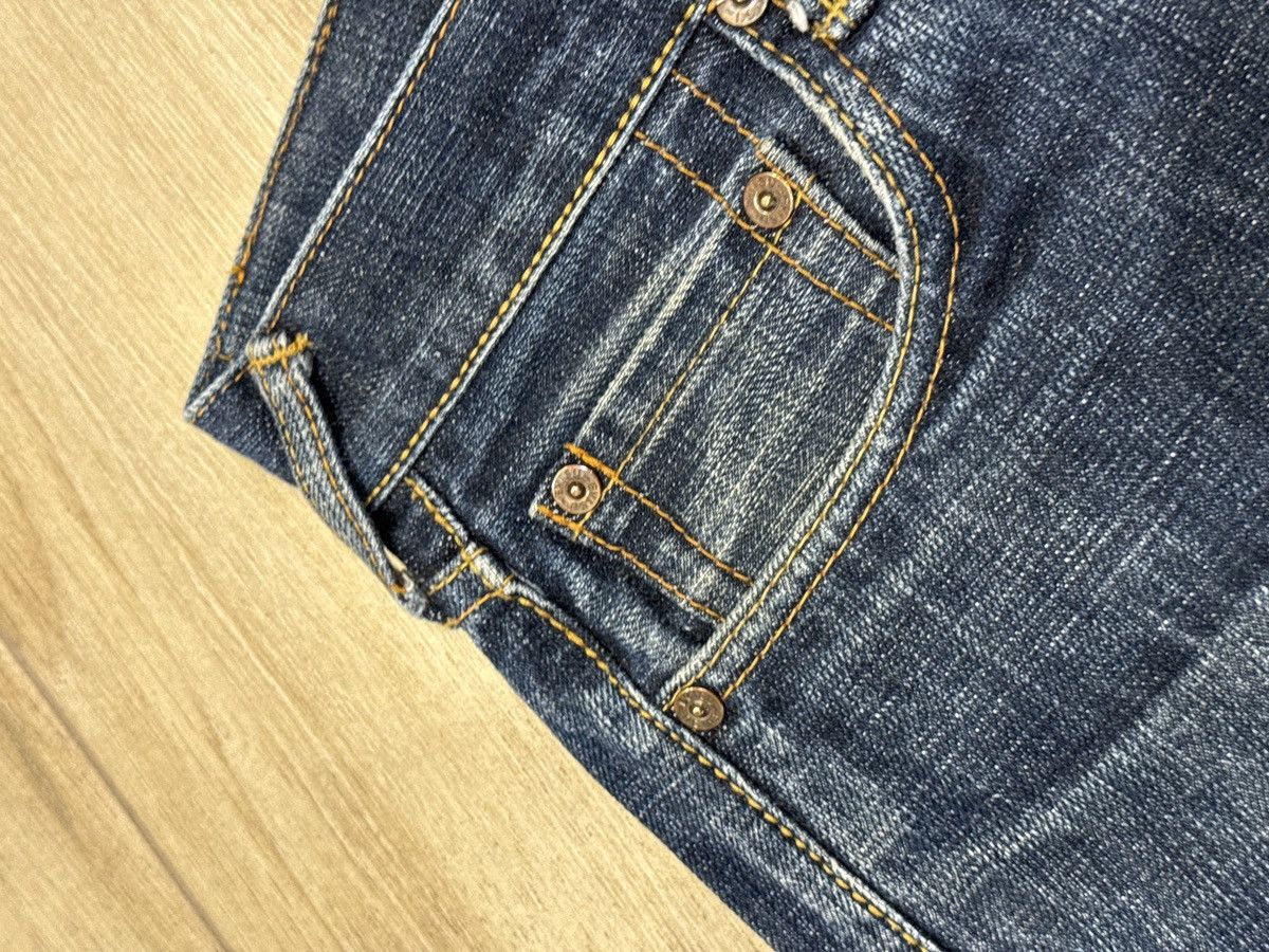 Evisu Vintage Evisu denim jeans pants big logo dark black japanese Size US 30 / EU 46 - 8 Thumbnail