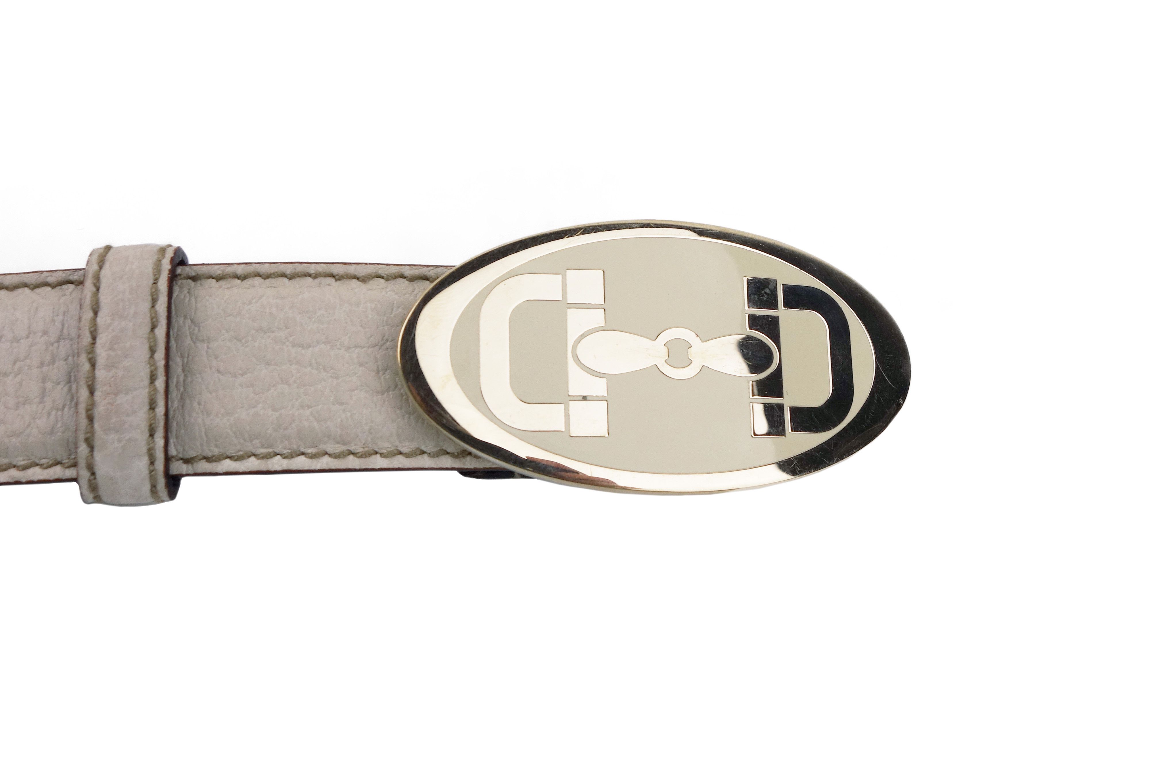 Gucci Gucci Vintage Horsebit Belt Leather Buckle GG Size 85 34 Size ONE SIZE - 4 Thumbnail