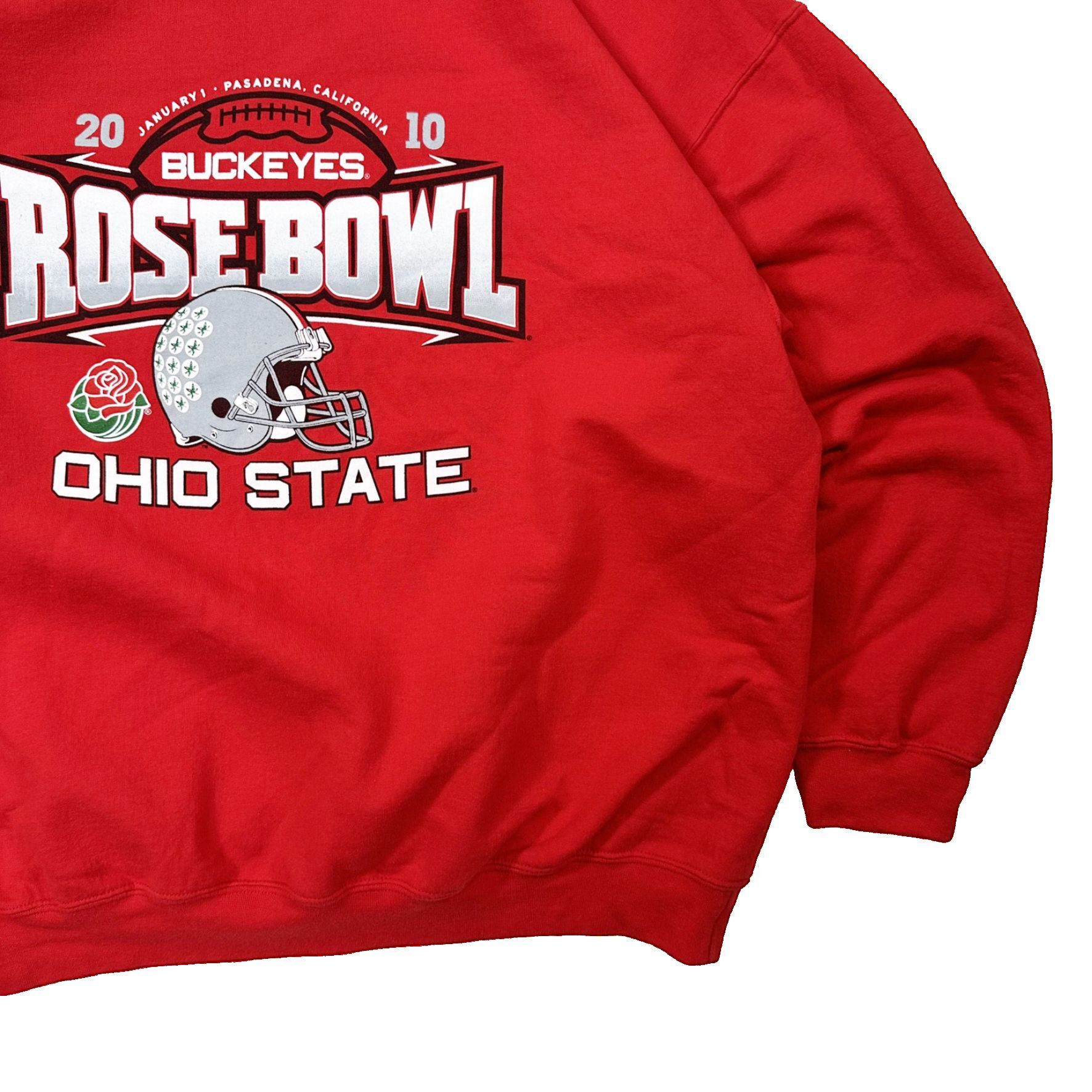 Vintage Vintage 2010 Ohio State Buckeyes Rose Bowl Graphic Sweater Size US XL / EU 56 / 4 - 3 Thumbnail