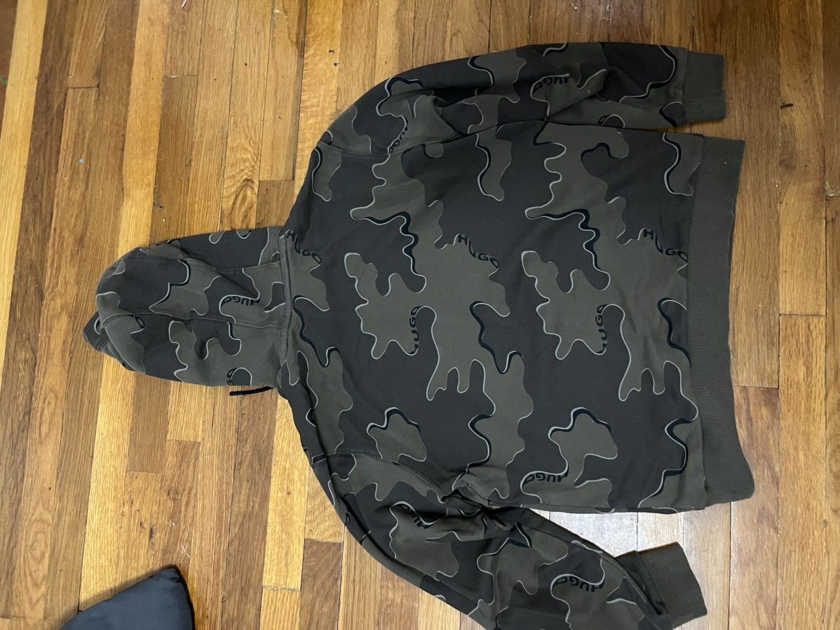Hugo Boss Hugo Black/Grey Camo Tracksuit Set Hoodie + Joggers Size US S / EU 44-46 / 1 - 2 Thumbnail