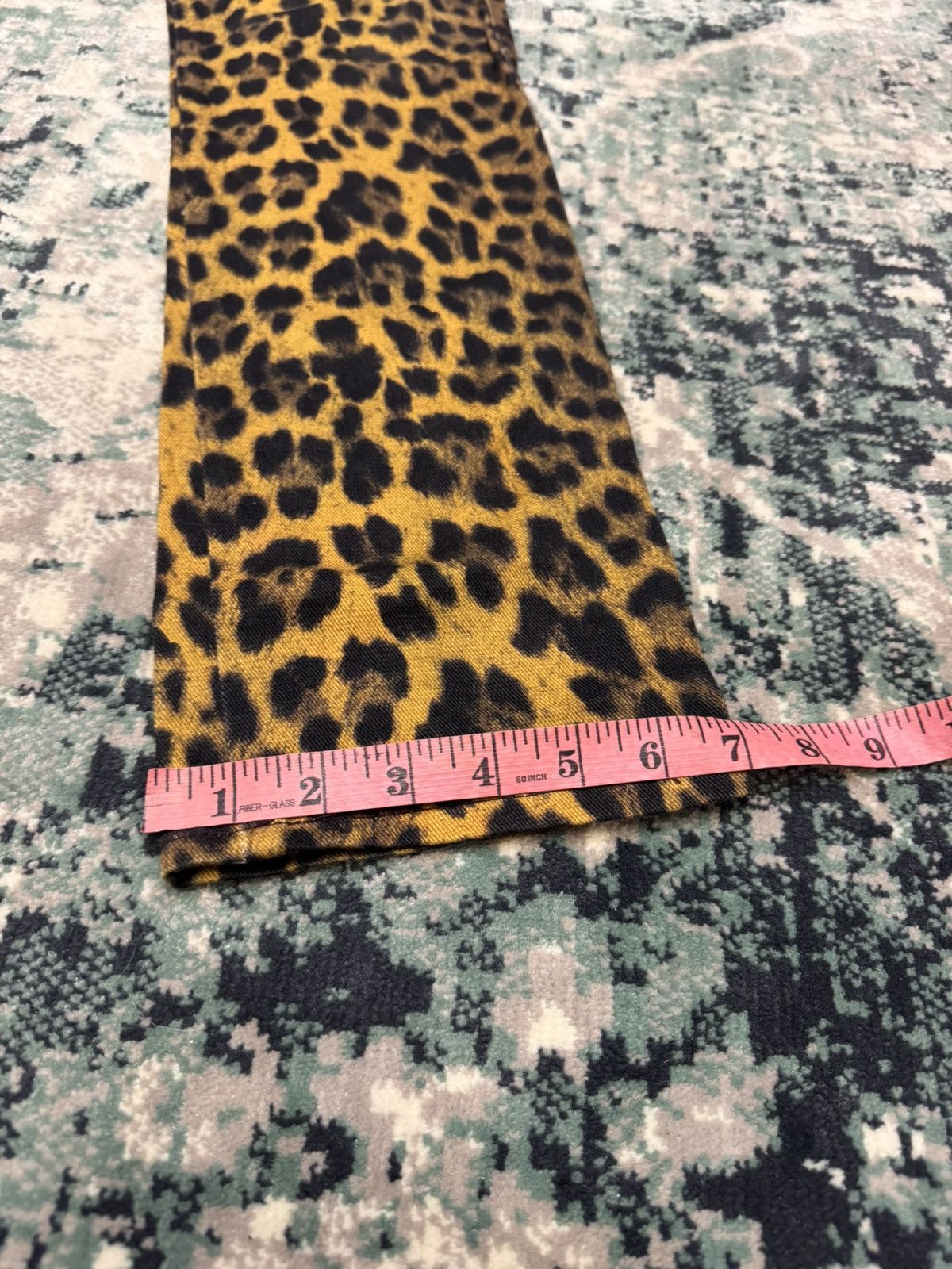 Jean Paul Gaultier GAULTIER JEANS LEOPARD PRINT FULL JEANS PANTS Size US 29 - 6 Thumbnail