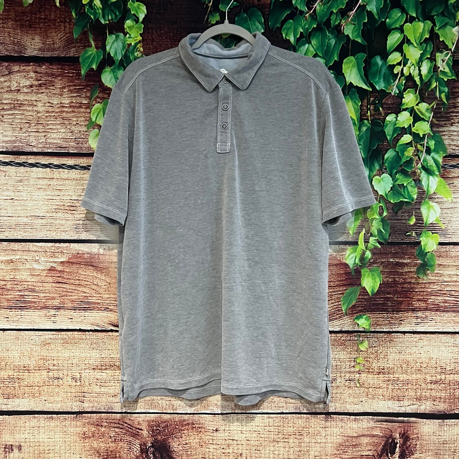Tommy Bahama Tommy Bahama Gray Polo Beach Lightweight Short Sleeve XL Size US XL / EU 56 / 4 - 3 Thumbnail