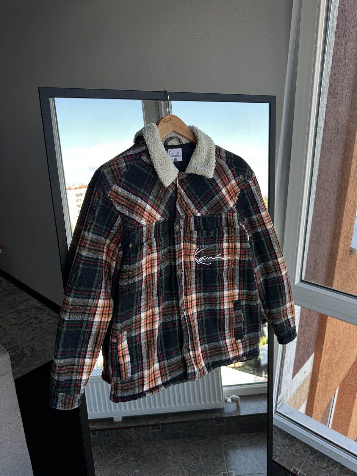 Karl Kani Karl Kani Checkered Heavy Sherpa Jacket Sz S Size US S / EU 44-46 / 1 - 1 Thumbnail