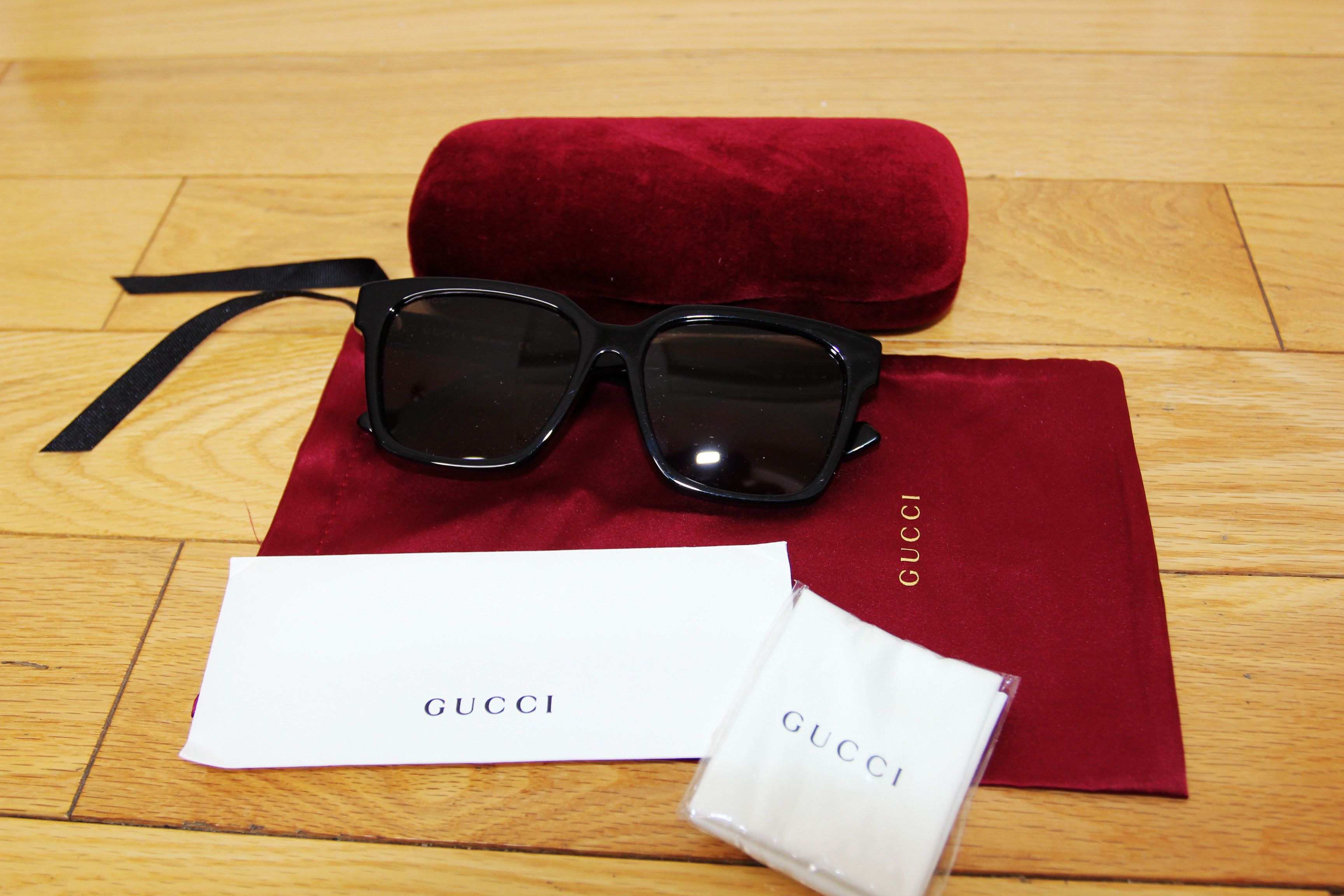 Gucci BNWT AW24 GUCCI BLACK SQUARE SUNGLASSES GG0965SA Size ONE SIZE - 9 Thumbnail