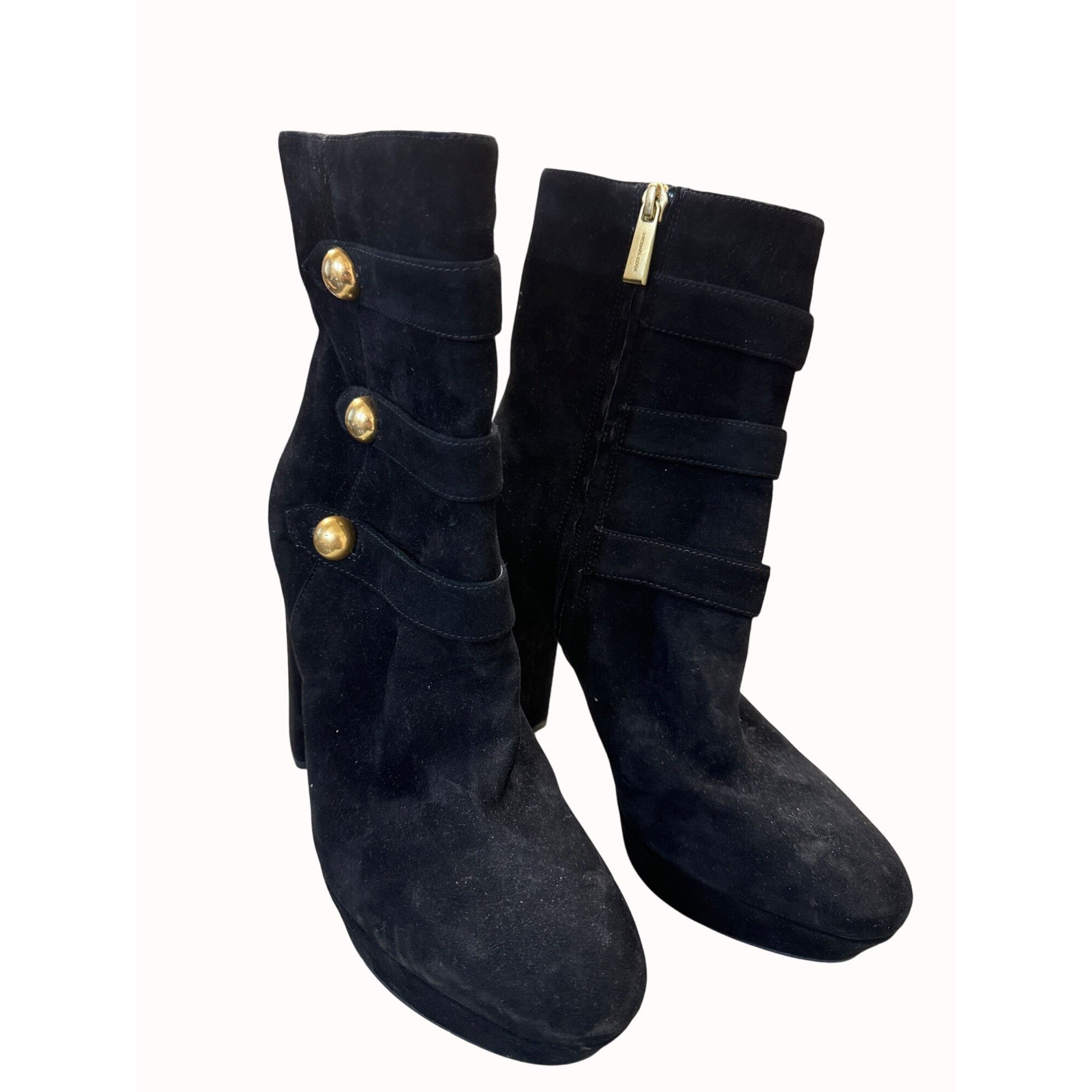 Michael Kors Michael Kors women’s black leather mid calf boots size 8.5m Size US 8.5 / IT 38.5 - 14 Thumbnail