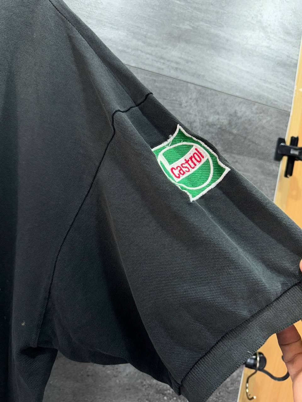 Vintage Vintage Honda Racing HRC Black Polo Shirt Castrol Distressed Size US XXL / EU 58 / 5 - 15 Thumbnail