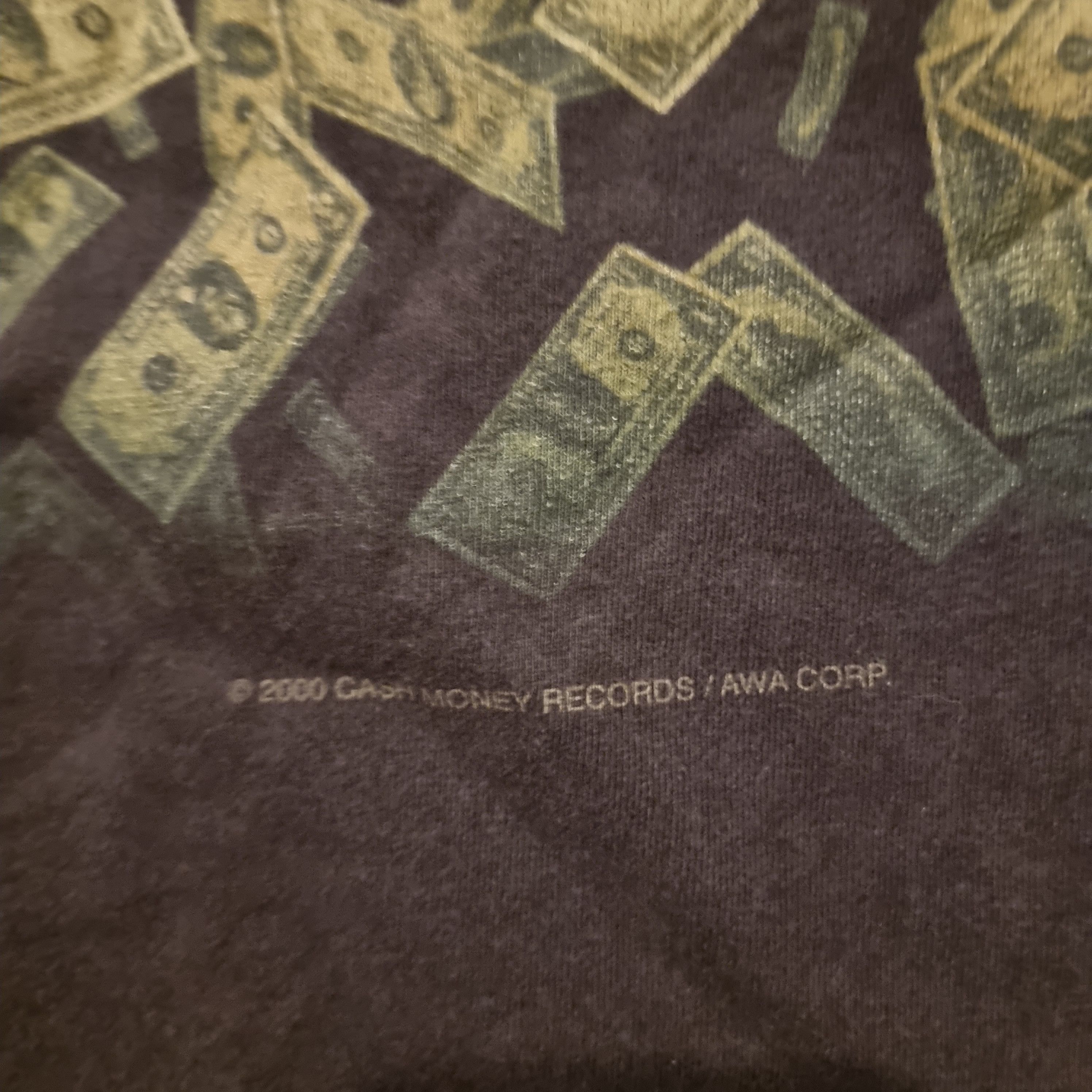 Rap Tees Hot Boys Cash Money on tour 2000 vintage T shirt Size US XL / EU 56 / 4 - 4 Thumbnail