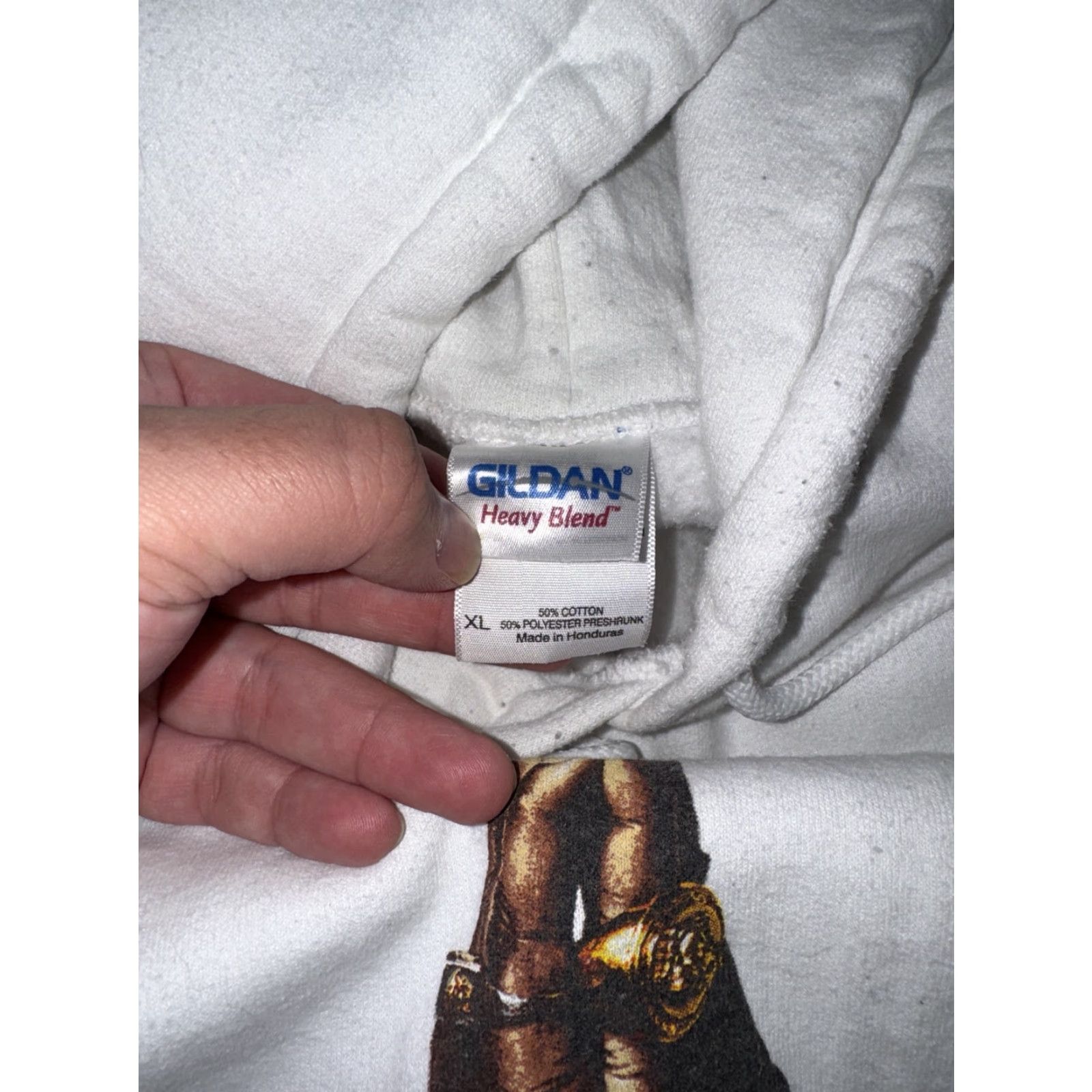 Gildan 2 Chainz Hoodie Sweatshirt XL White Men Pullover Gildan Size US XL / EU 56 / 4 - 4 Thumbnail