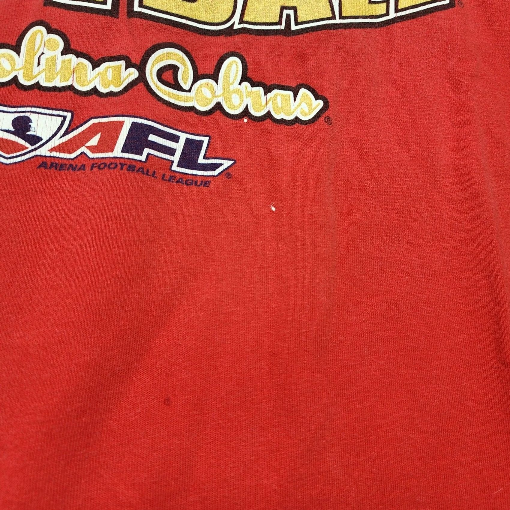 Vintage Champs Carolina Cobras Shirt Arena Football League AFL Red Mens Medium Size US M / EU 48-50 / 2 - 4 Thumbnail