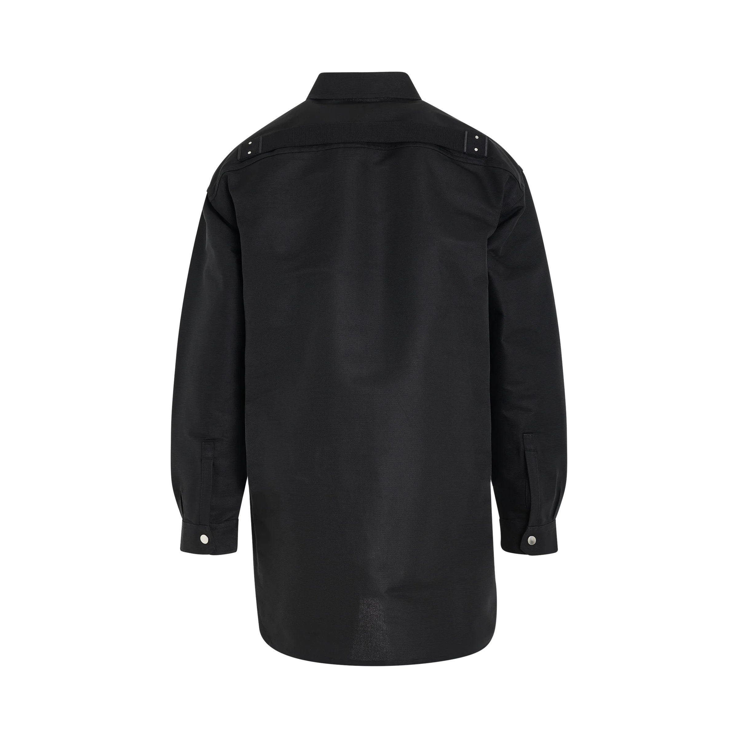 Rick Owens o1mris0824 Outshirt Jacket in Black Size US L / EU 52-54 / 3 - 4 Thumbnail
