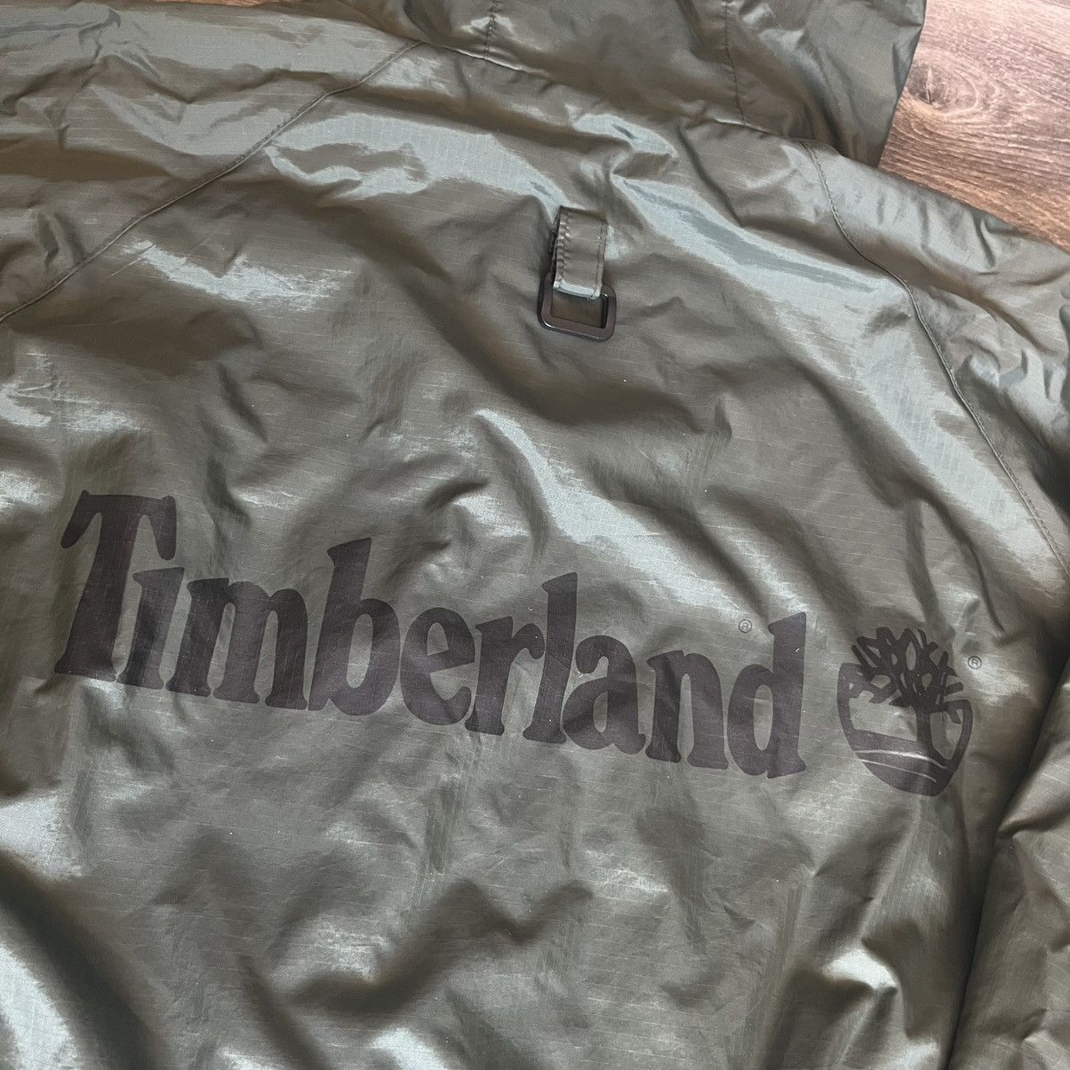 Timberland × Vintage Vintage 2000s Timberland Weathergear Windbreaker Hood Jacket Size US M / EU 48-50 / 2 - 12 Thumbnail