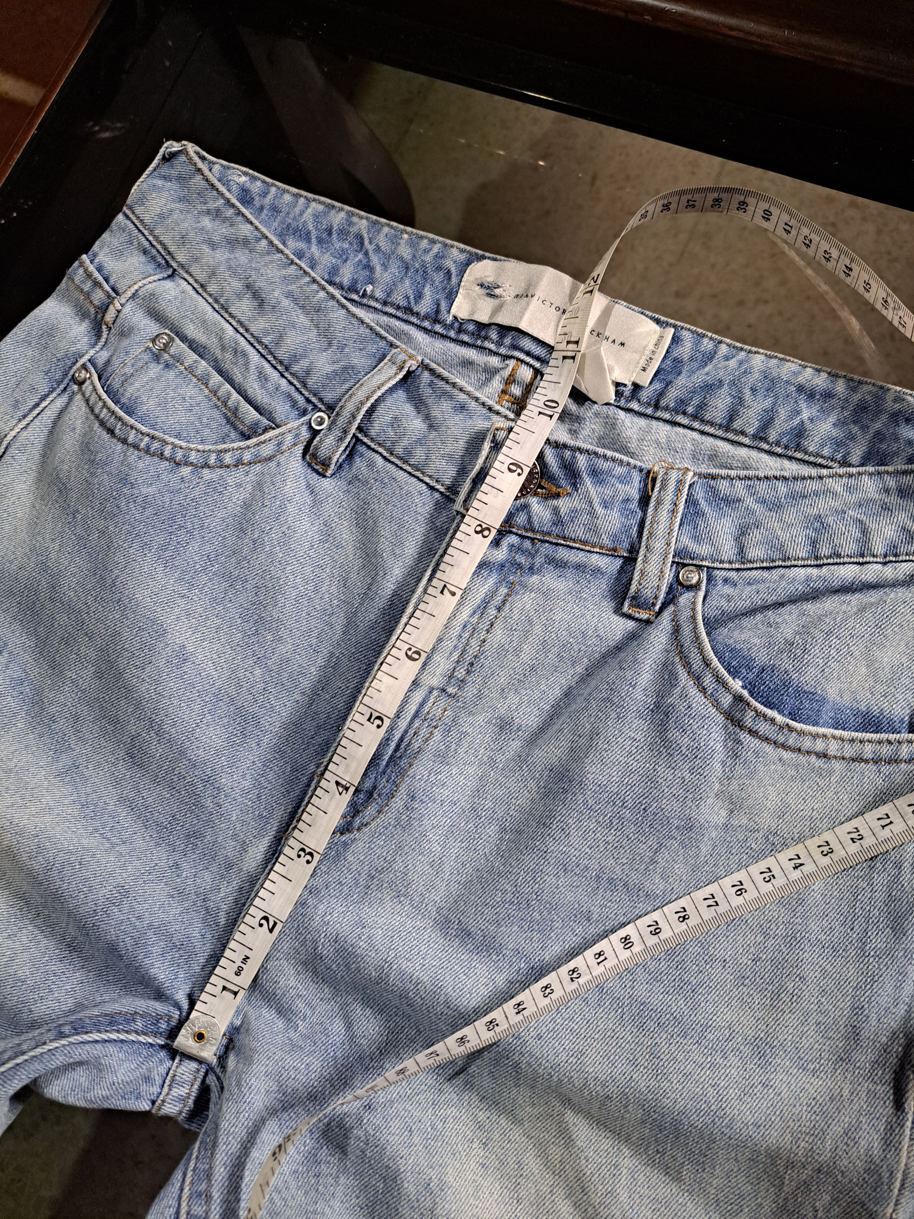 Victoria Beckham Victoria Beckham mid Rise Jeans Patcwork Womens Size 27 Size 27" / US 4 / IT 40 - 13 Thumbnail