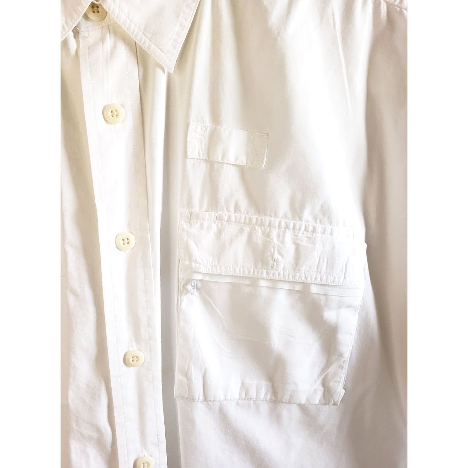 Orvis Orvis Button-Up Shirt Men L White Short Sleeve Cotton Fishing Collared Pocketed Casual Travel Workwear Size US L / EU 52-54 / 3 - 5 Thumbnail