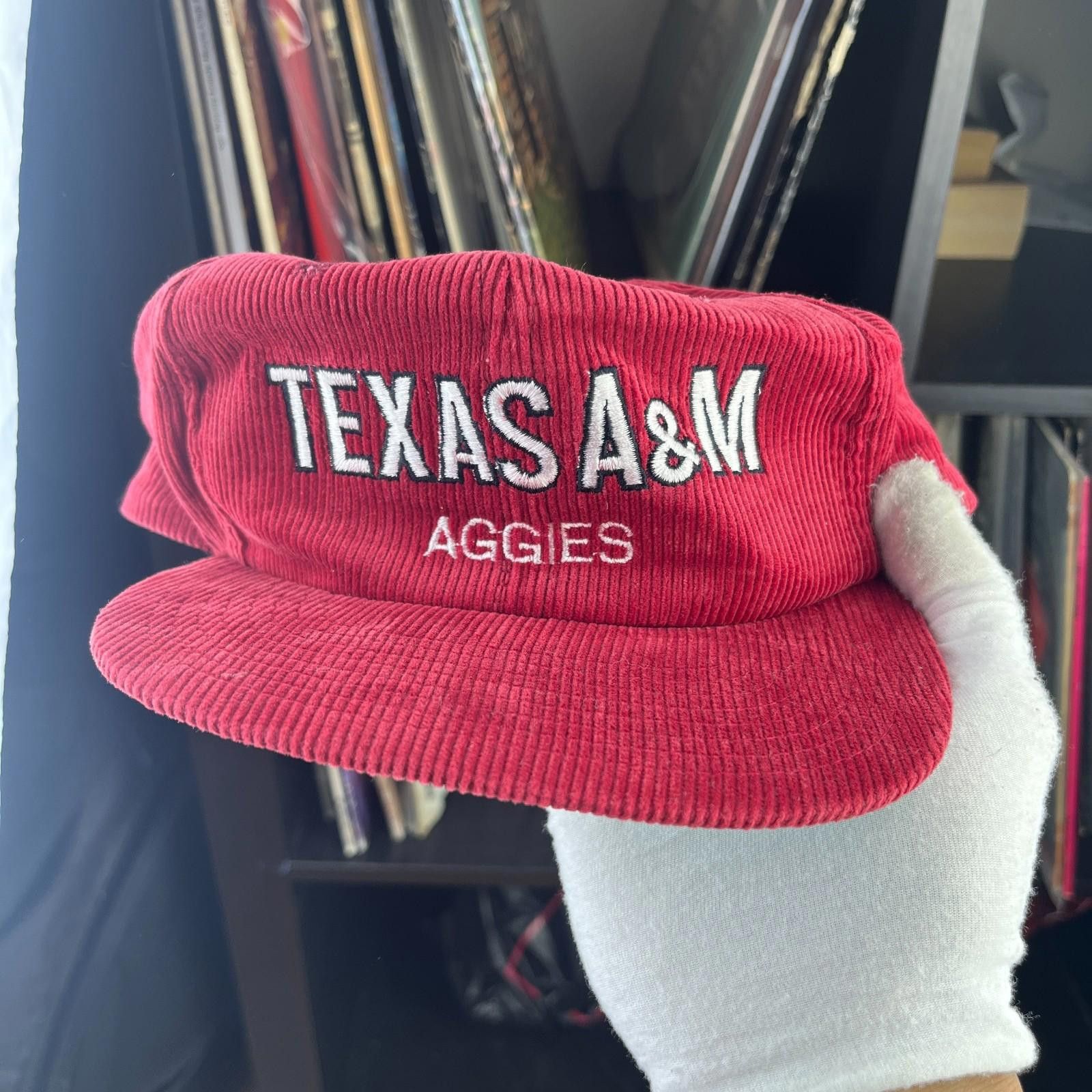 Other Vintage 90s Texas A&M Aggies University Corduroy Hat Size ONE SIZE - 1 Thumbnail