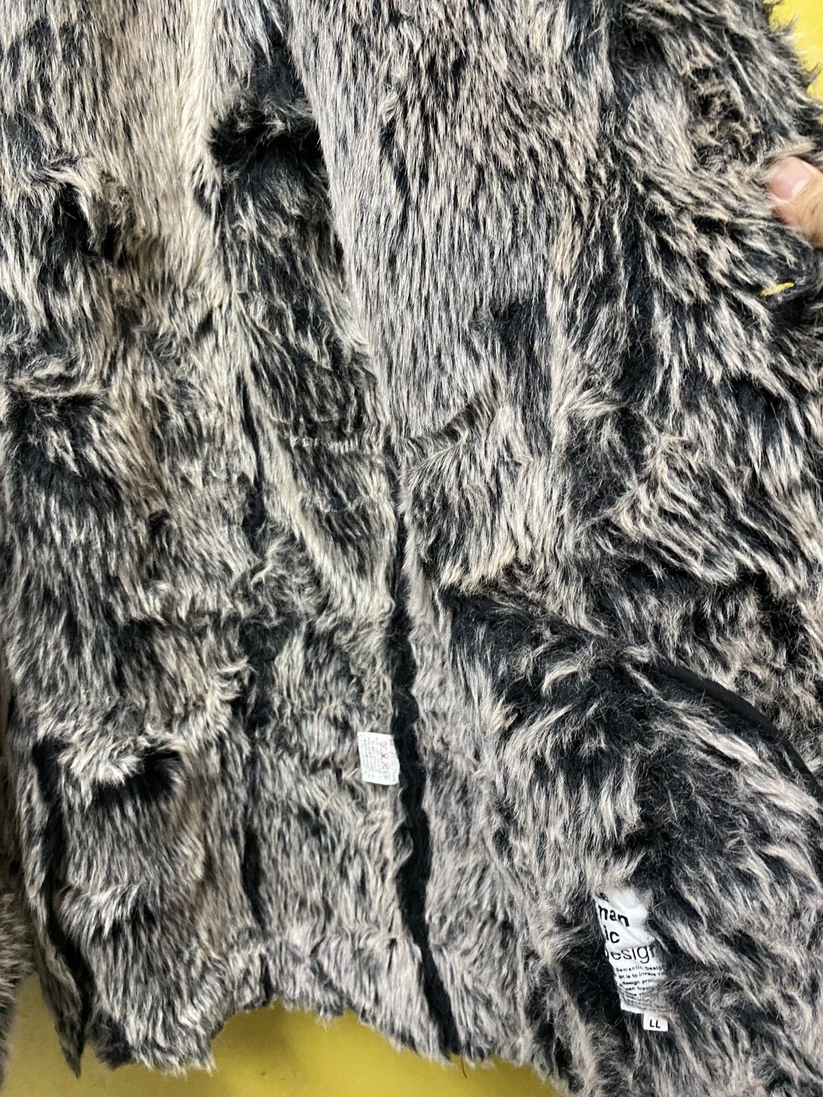 semanticdesign Semanticdesign Faux Fur Long Coat Size L / US 10 / IT 46 - 8 Thumbnail
