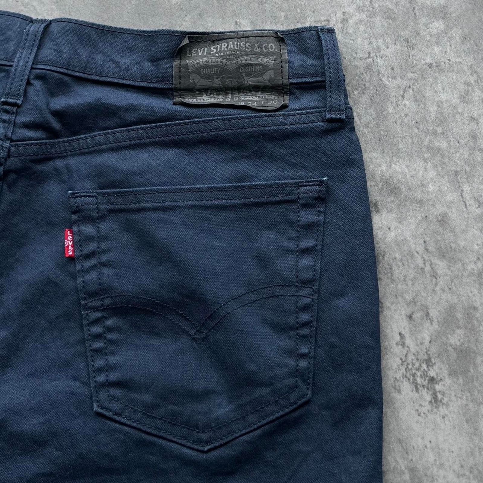 Levi's × Levi's Vintage Clothing × Vintage Vintage Y2K Levi’s Navy Blue Essential Casual Skater Pants Size US 34 / EU 50 - 3 Thumbnail