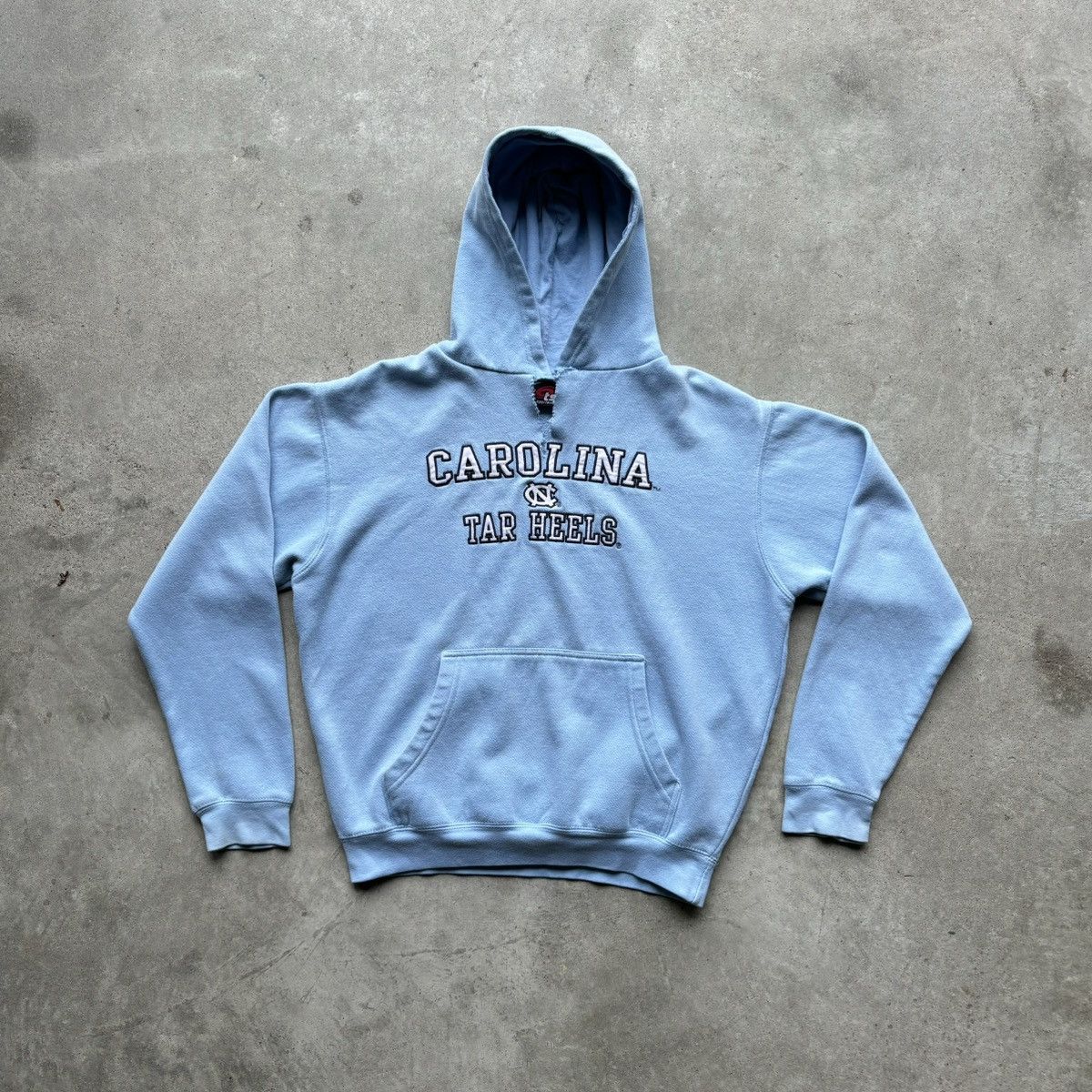 Vintage vintage Y2K UNC NORTH CAROLINA TAR HEELS Spellout hoodie Size US M / EU 48-50 / 2 - 2 Thumbnail