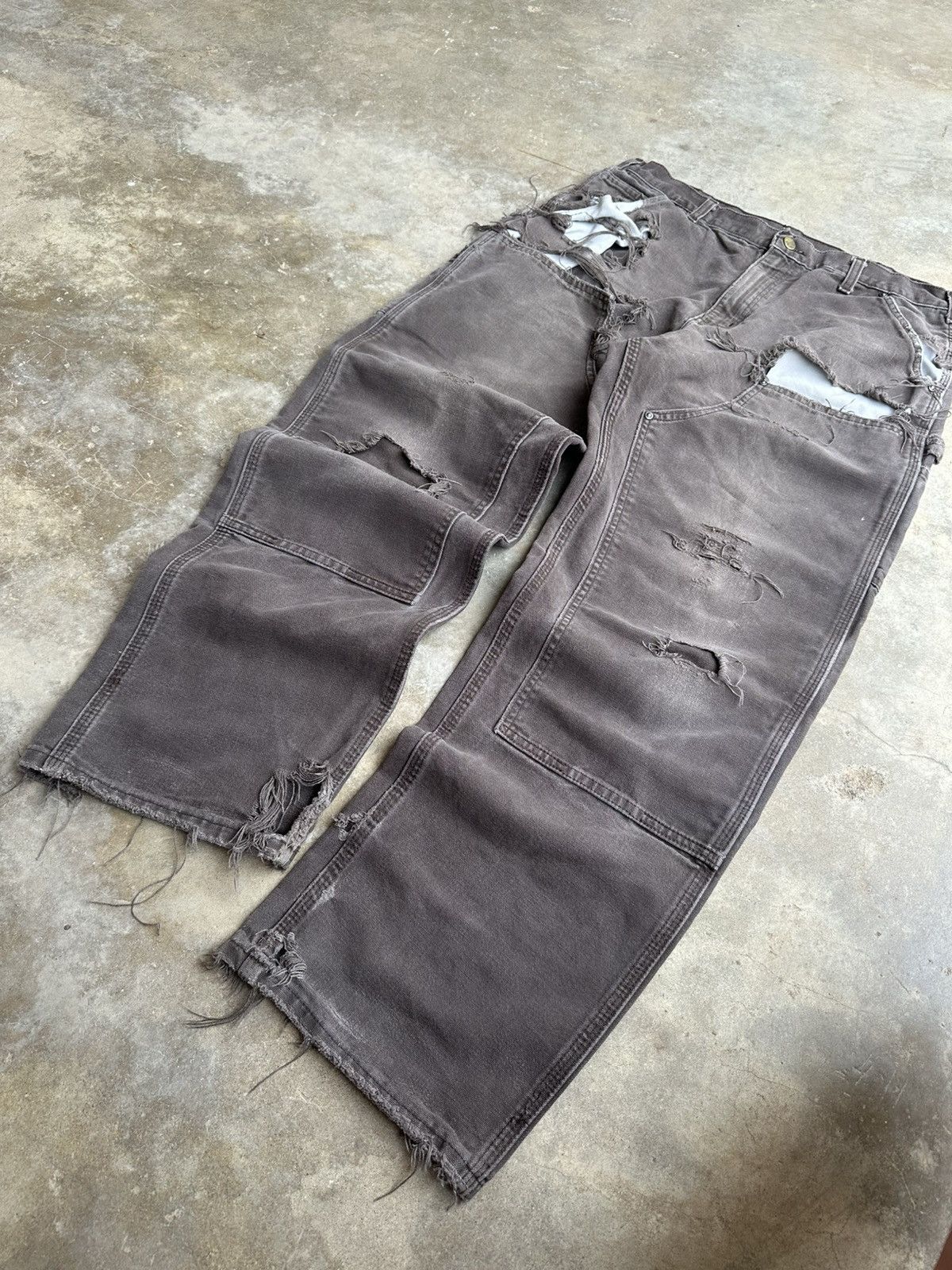 Carhartt Vintage Carhartt Double Knee Pants Size US 34 / EU 50 - 2 Thumbnail