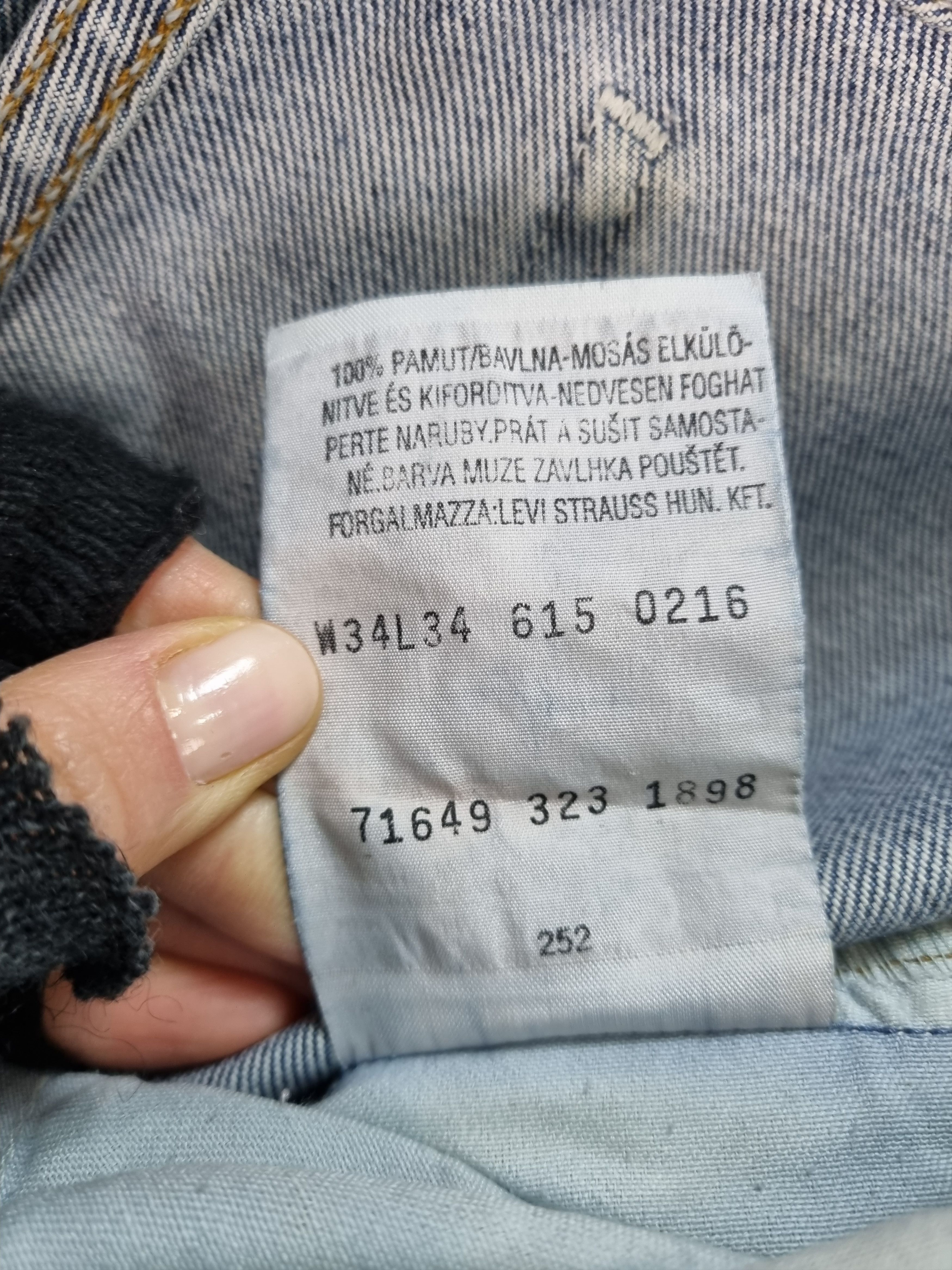 Levi's × Levi's Vintage Clothing 98' Levi's 615 Faded Dirty Vintage Denim Jeans Size US 34 / EU 50 - 12 Thumbnail