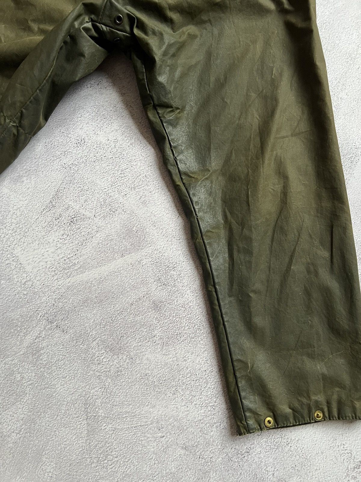 Barbour Vintage Barbour Waxed Jacket A5 Lined Durham Size C40/102 CM Size US L / EU 52-54 / 3 - 11 Thumbnail