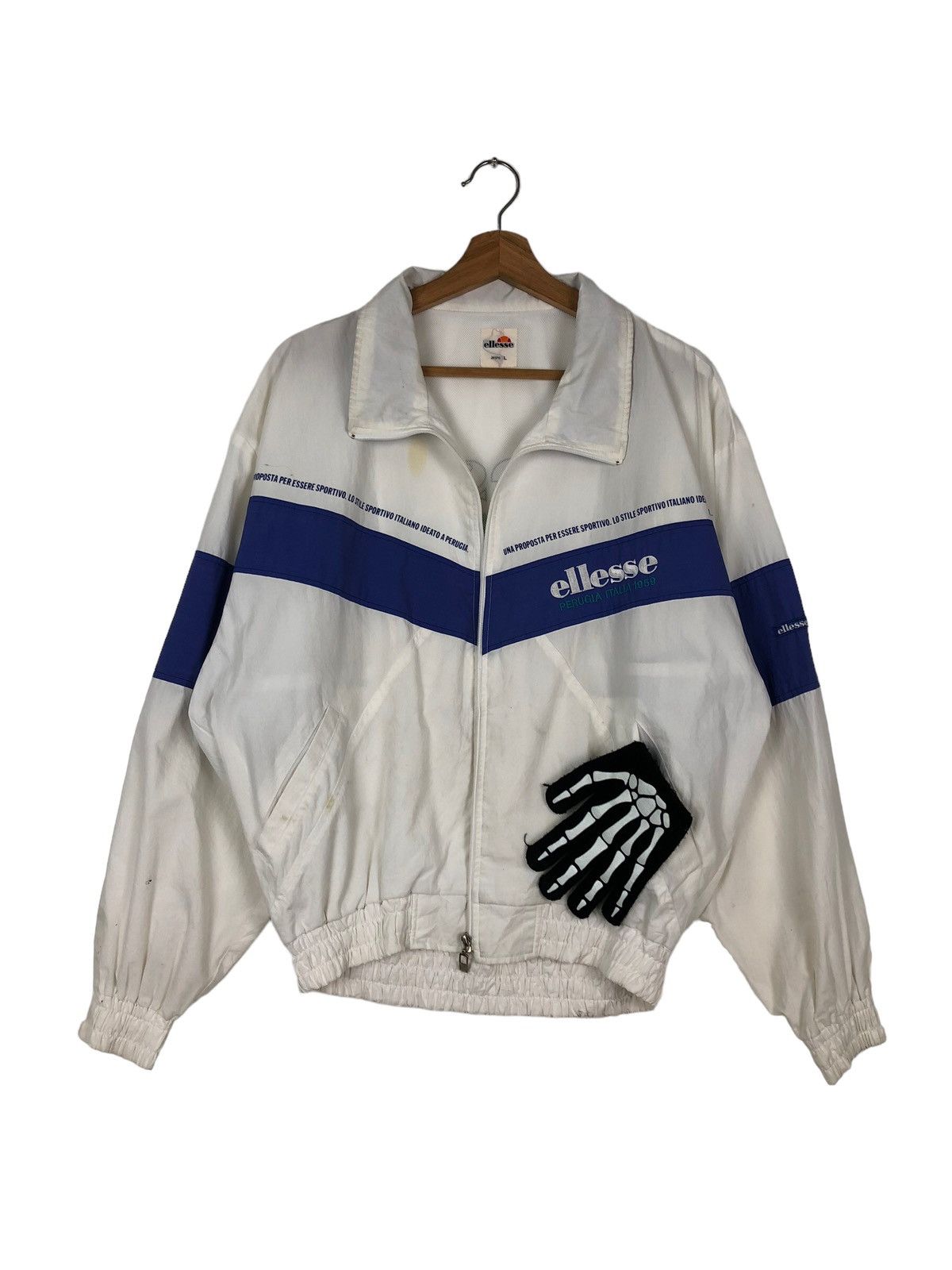Japanese Brand 🔥90’s VINTAGE BOMBER JACKET ELLESSE BIG LOGO STREETWEAR Size US L / EU 52-54 / 3 - 1 Thumbnail