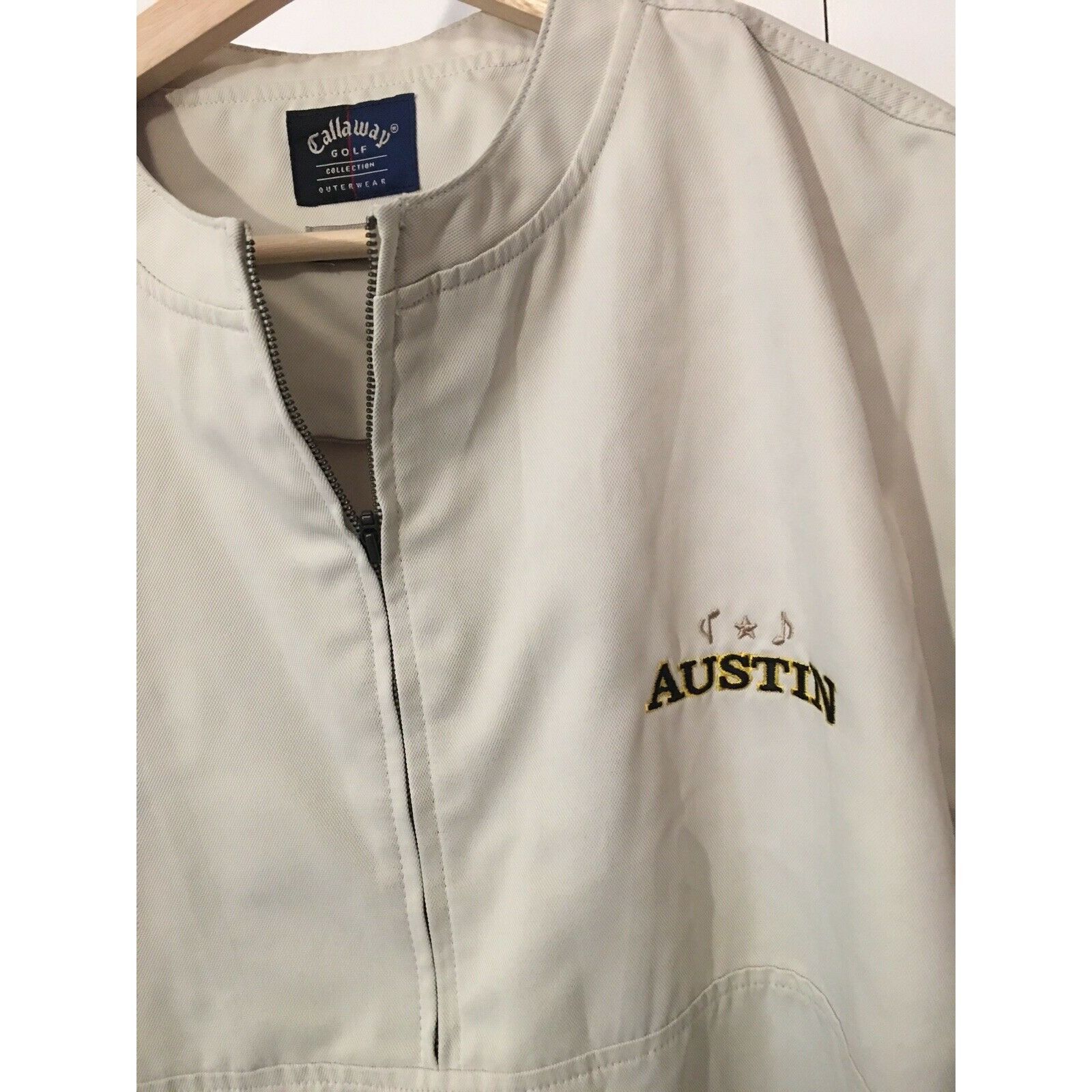 Callaway Callaway Golf Collection Khaki 1/2 Zip Windbreaker Jacket Sh Size US XL / EU 56 / 4 - 1 Thumbnail