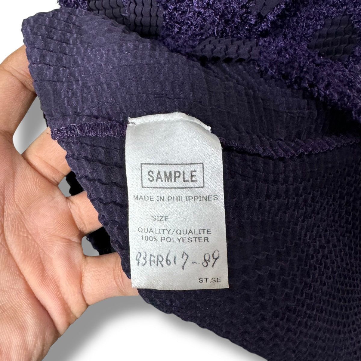 Issey Miyake 80’s SAMPLE IsseyMiyake Pleated Mesh Mini Dress Size ONE SIZE - 11 Thumbnail