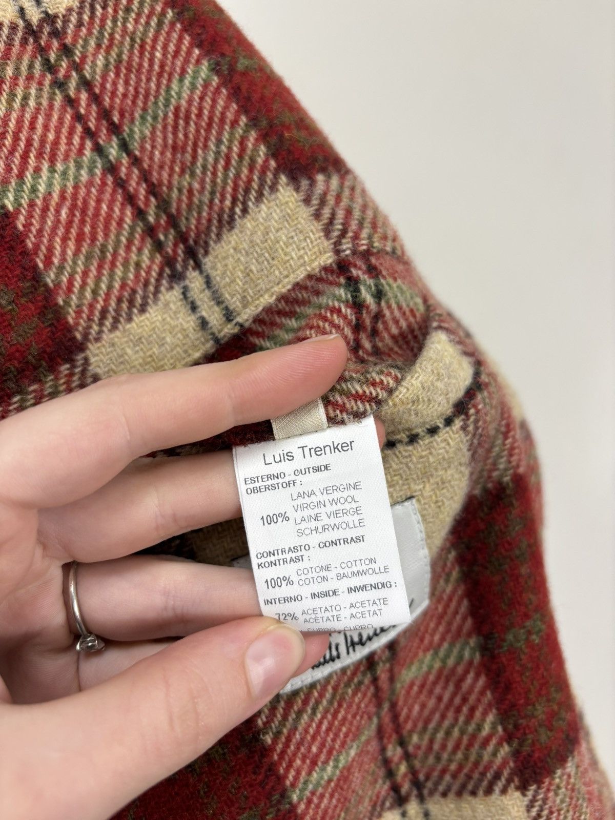 Other Luis Trenker Women’s Plaid Check Alpine Wool Blazer Jacket Size XL / US 12-14 / IT 48-50 - 16 Thumbnail