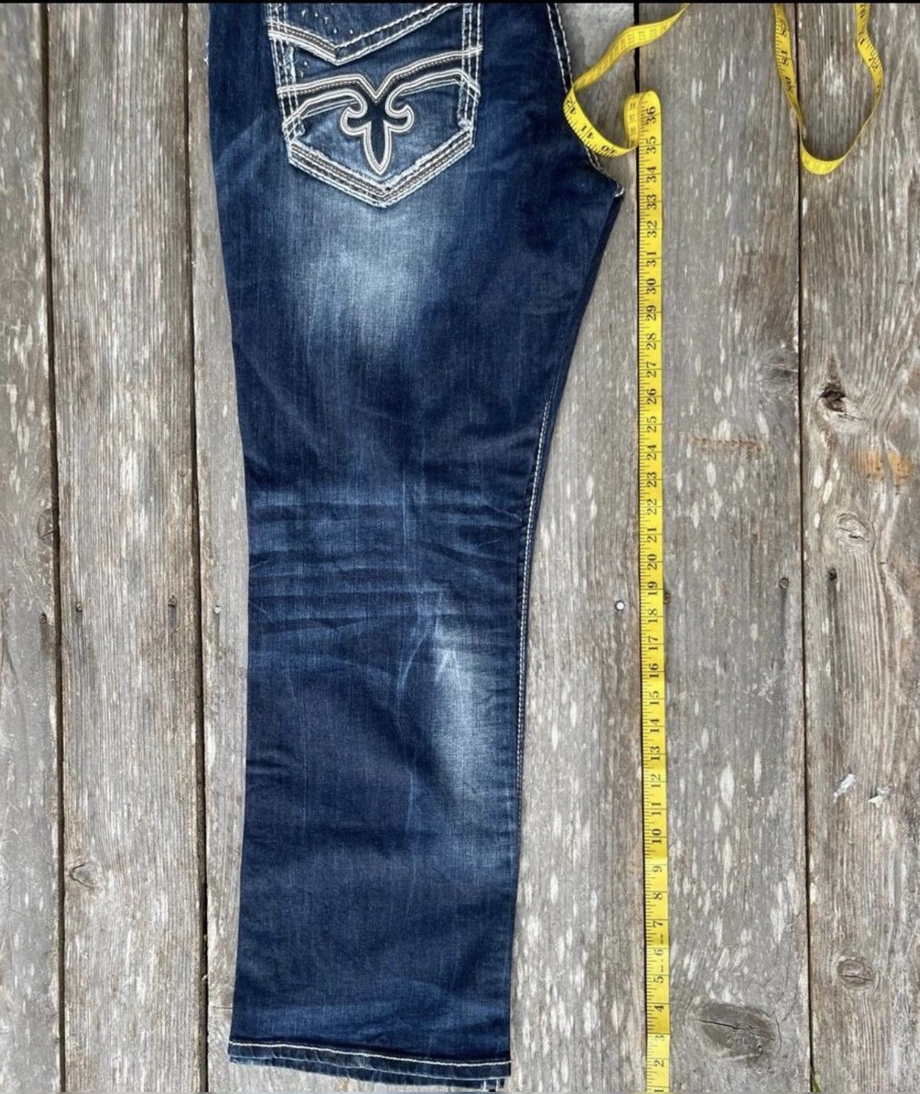 Rock Revival RocK ReViVaL “Erik Straight" size 42 x 32 Men’s Jeans Size US 42 / EU 58 - 6 Thumbnail
