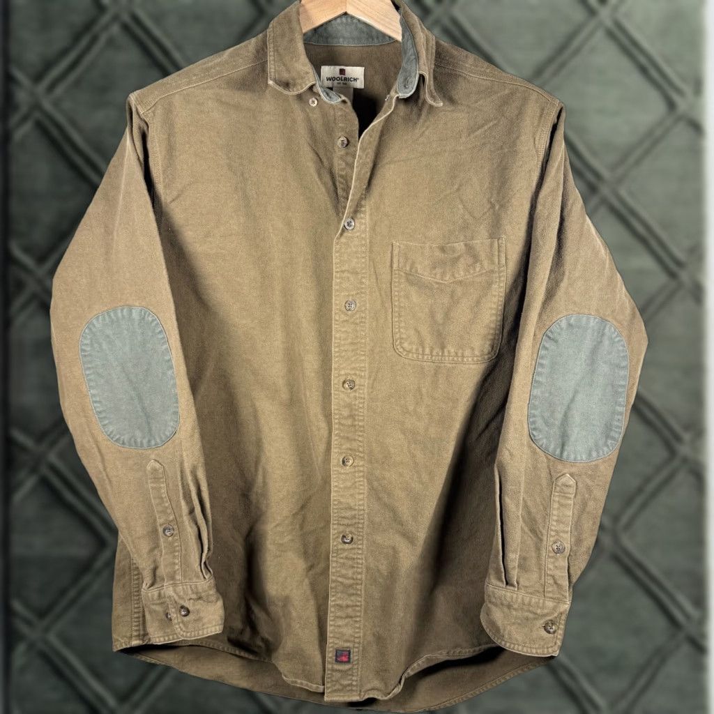 Vintage VINTAGE Woolrich Shirt Brown Plaid Long Sleeve Button-Down Mens Large Size US L / EU 52-54 / 3 - 1 Thumbnail