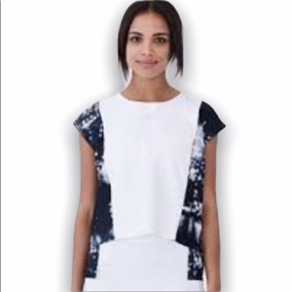 Other Lime & Vine Paneled Graphic Sleeveless Boxy Top High-Low Hem Size S / US 4 / IT 40 - 3 Thumbnail