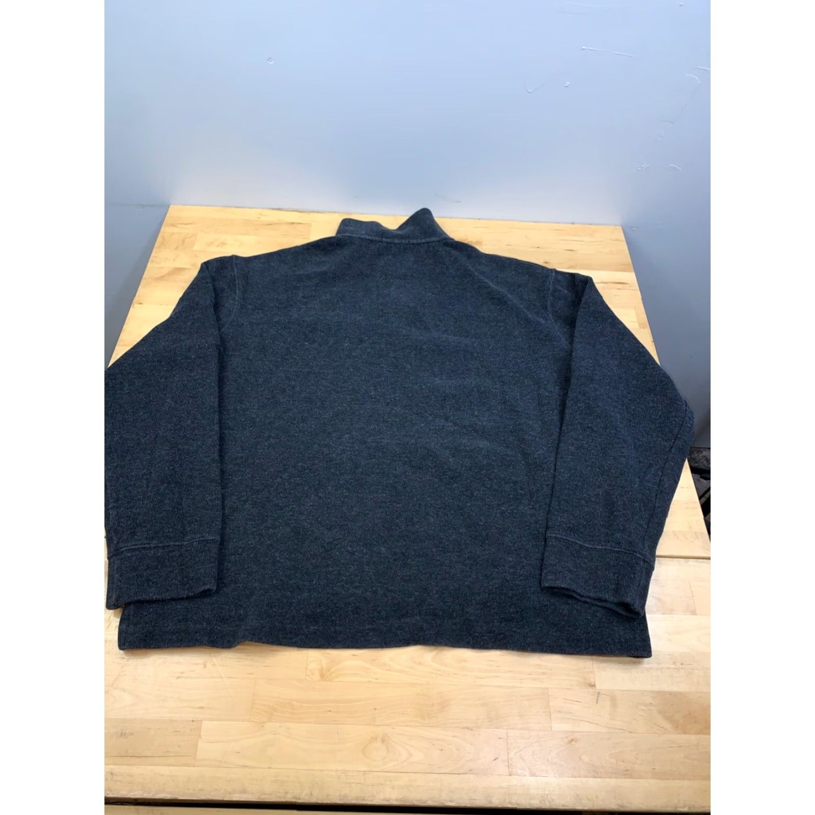 Polo Ralph Lauren Polo Ralph Lauren 1/4 Zip Pullover Sweater Mens XL Charcoal Gray Preppy 11160 Size US XL / EU 56 / 4 - 7 Thumbnail