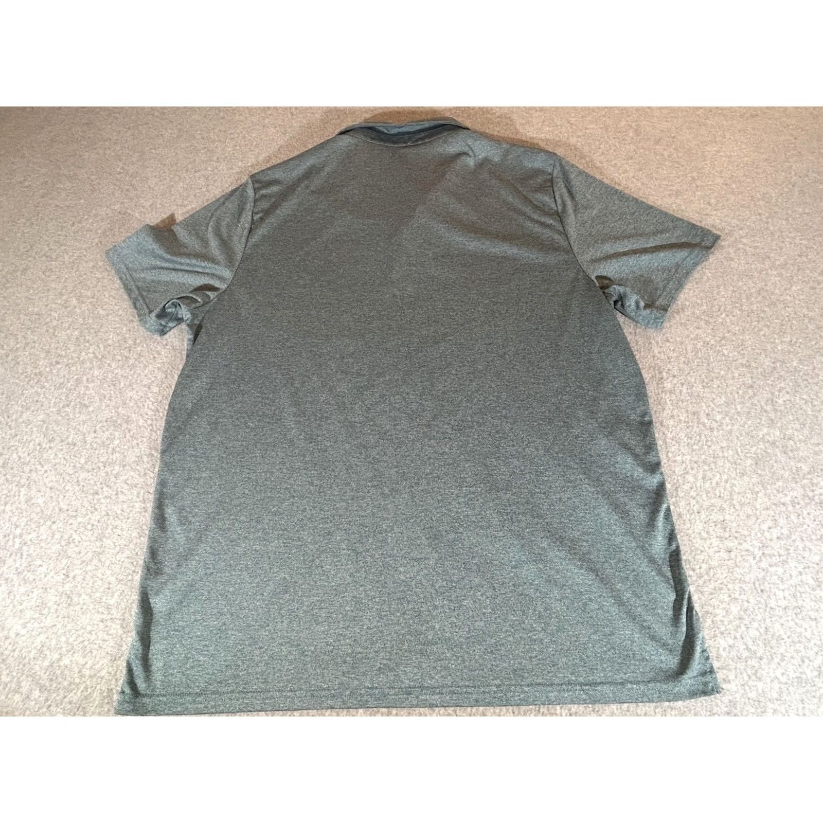Vintage Huk Polo Shirt Men 2XL Green Heather Performance Fishing Golf Stretch Casual XXL Polo Shirt Mens Green Heather 90s? Size US XXL / EU 58 / 5 - 8 Thumbnail