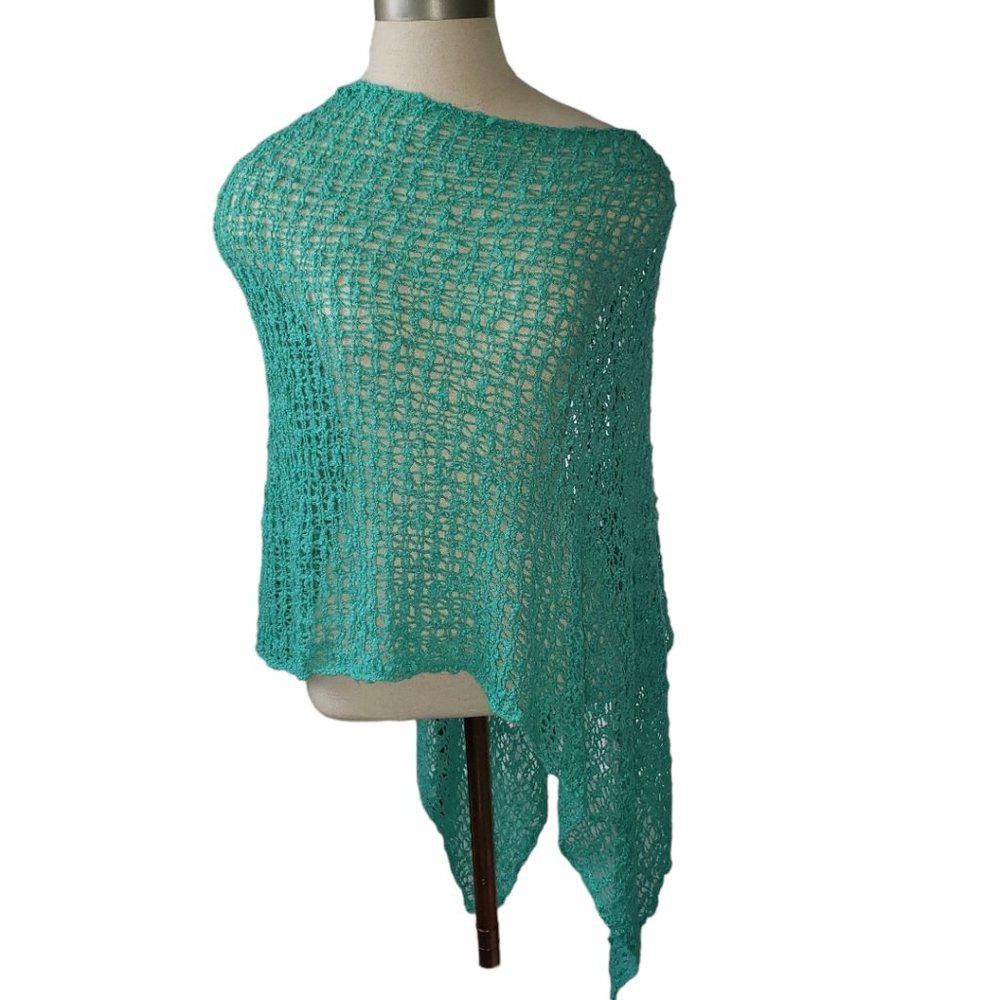 Designer CT803 Lost River 5-Way Knit Poncho Mint S Size S / US 4 / IT 40 - 1 Thumbnail