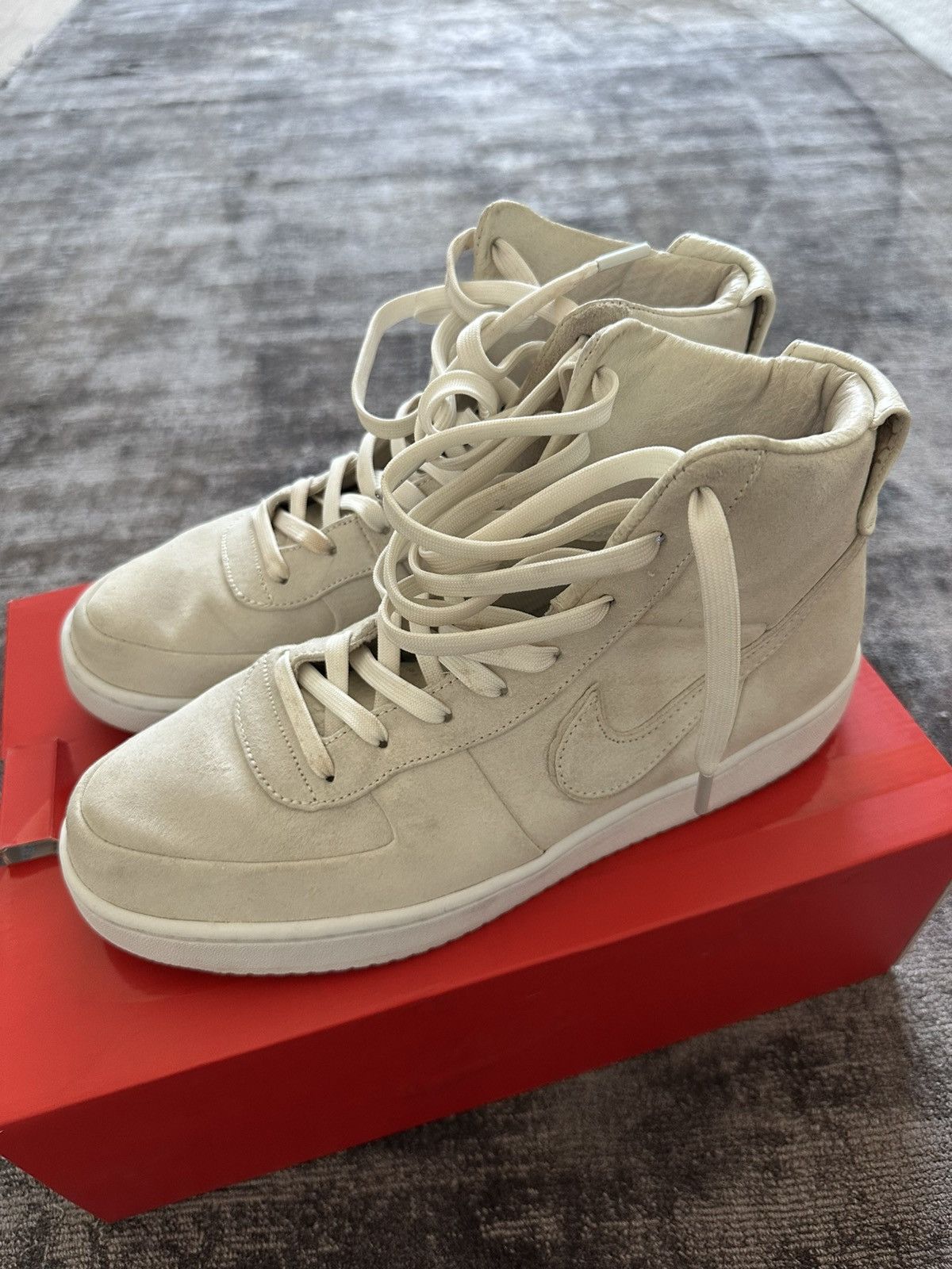 John Elliott × Nike John Elliott x NikeLab Vandal High 'Sail' Size US 8.5 / EU 41-42 - 3 Thumbnail