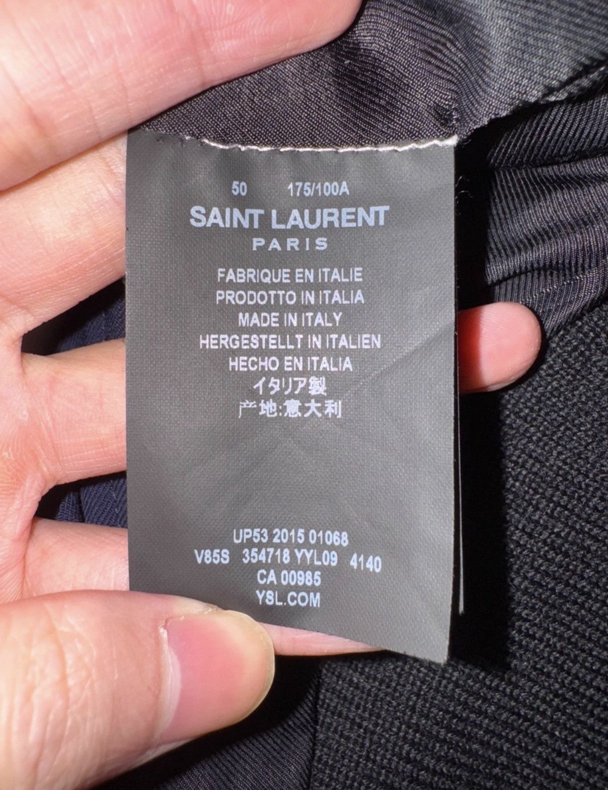 Saint Laurent Paris Saint Laurent 16SS Wool & Leather Paneled Varsity Jacket Size US M / EU 48-50 / 2 - 8 Thumbnail