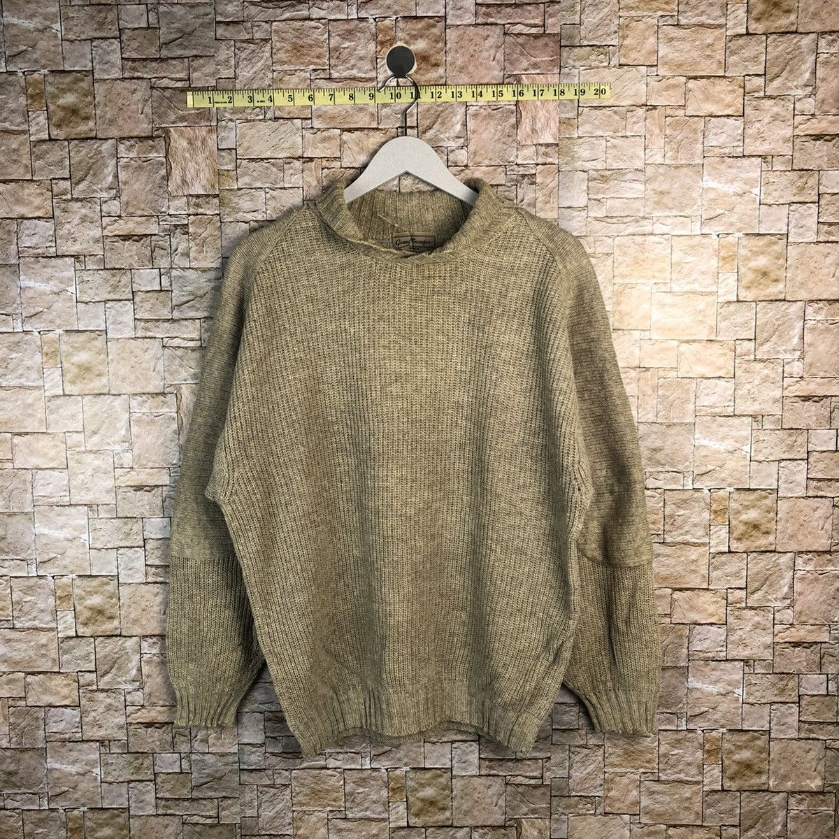 Homespun Knitwear × Japanese Brand × Vintage Grand Transfer Brown vintage Knitwear #A916 Size US M / EU 48-50 / 2 - 1 Thumbnail
