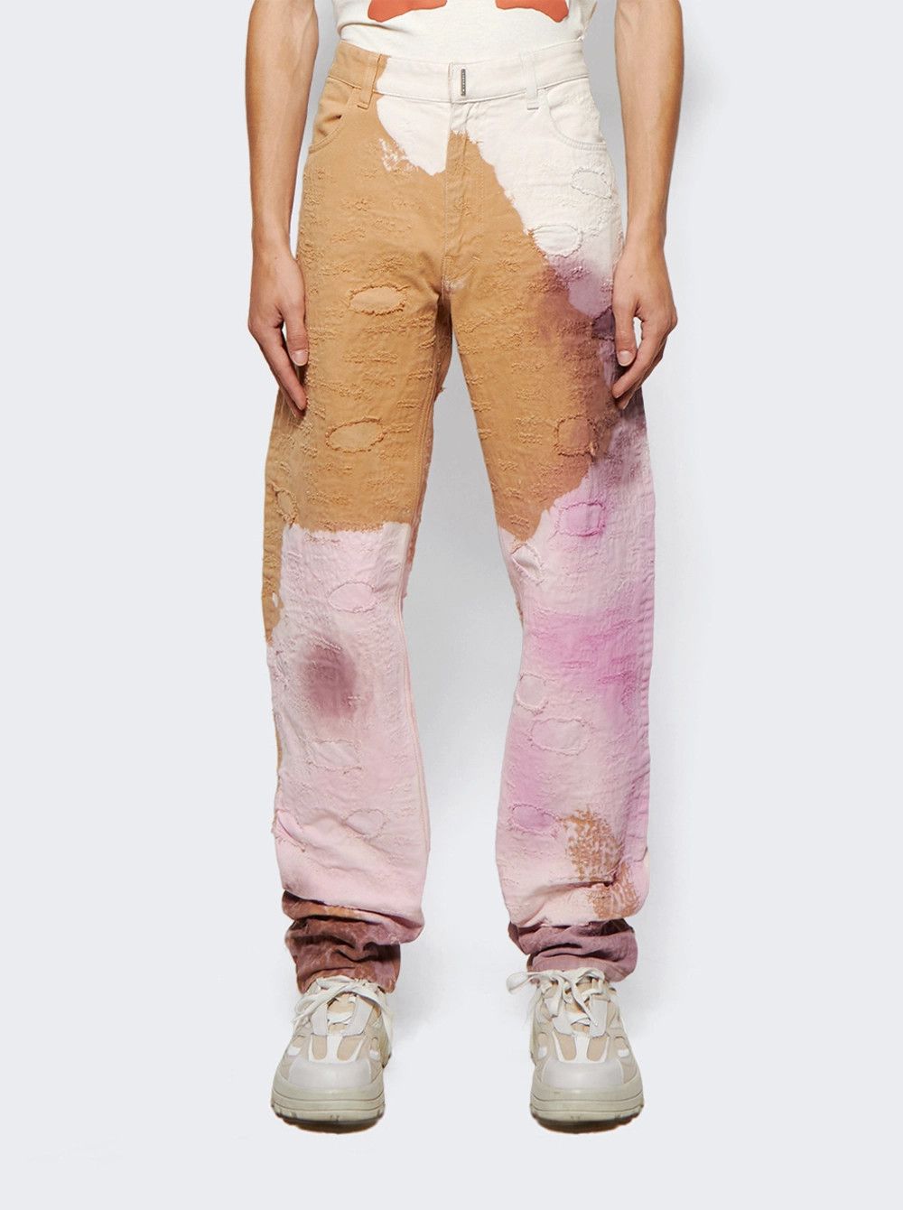 Givenchy o1mle0426 Slim Fit 5 Pocket Denim Jeans in Multicolor Size US 36 / EU 52 - 3 Thumbnail