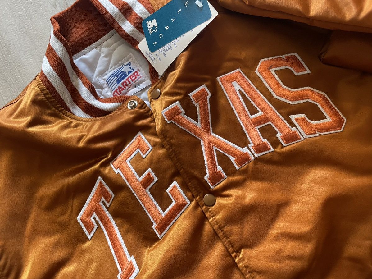 Starter NWT Vintage 90s Starter NCAA Texas Longhorns Jacket Sz 2XL Size US XXL / EU 58 / 5 - 5 Thumbnail