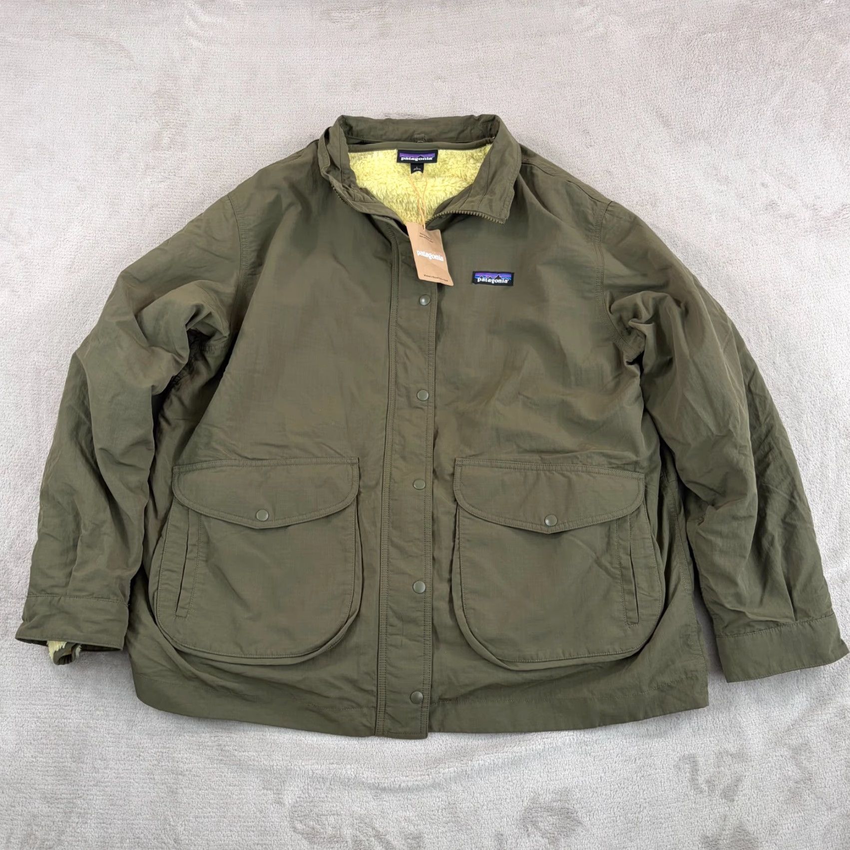Patagonia Patagonia Skysail 3-in-1 Coat Women Large Green Nylon Waterproof Windproof Zipper Pockets 3-in-1 Jacket L Knit NWT Fabric: Soft Shell/Polyester Lining Size L / US 10 / IT 46 - 3 Thumbnail