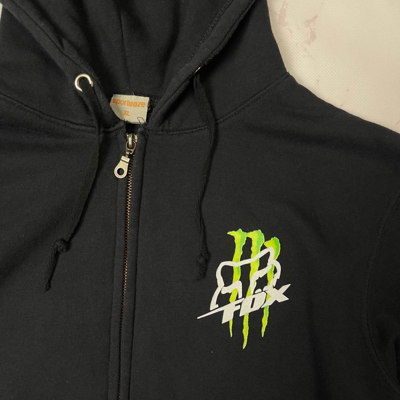Fox Racing Fox racing monster energy y2k SZ XL hoodie skater hype rare Size US XL / EU 56 / 4 - 5 Thumbnail